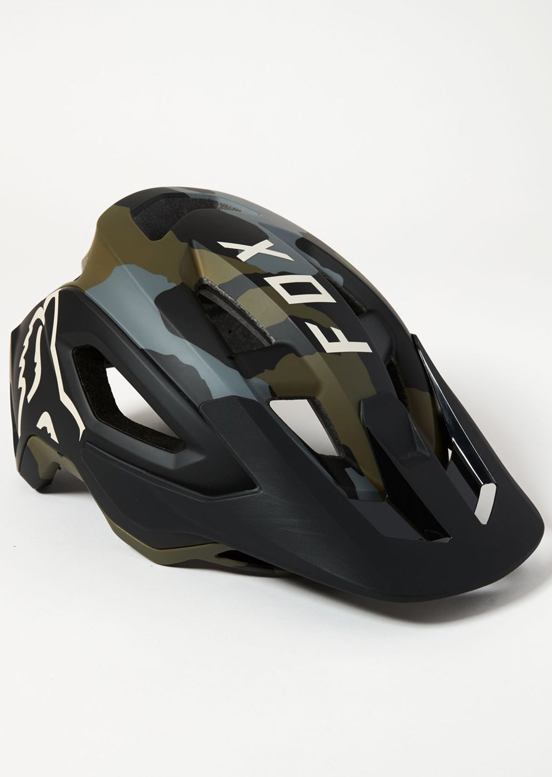 Fox Speedframe Pro Mountain Bike Helmet Green Camo
