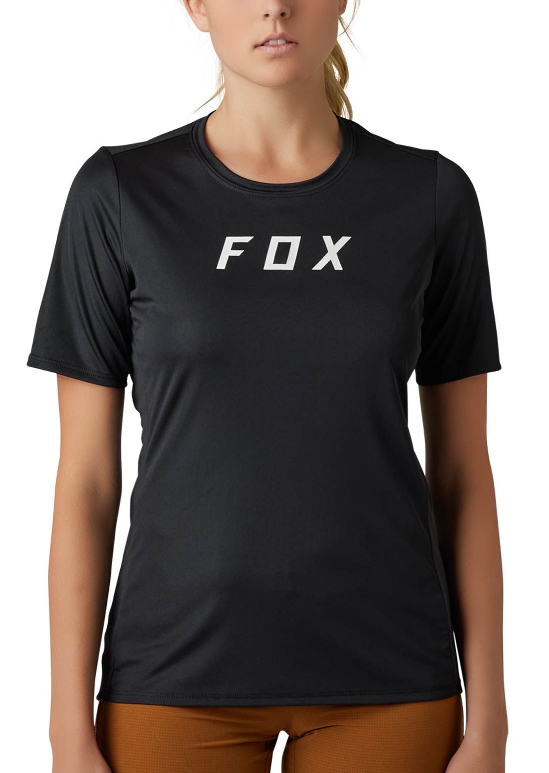 Fox Women&#39;s Ranger Short Sleeve Jersey Moth Black