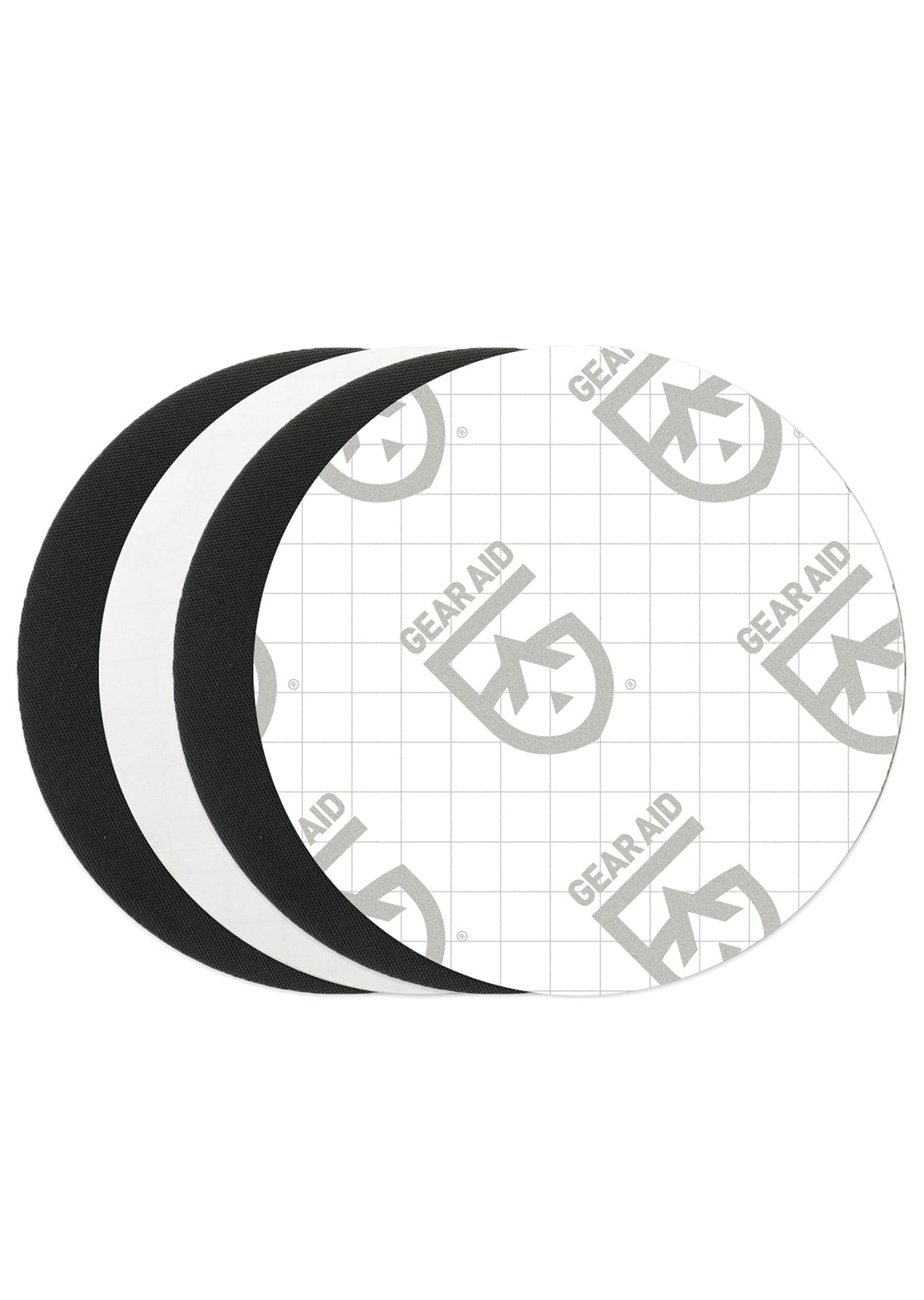 Gear Aid Tenacious Tape - Repair Patches 3&quot; Black &amp; Clear