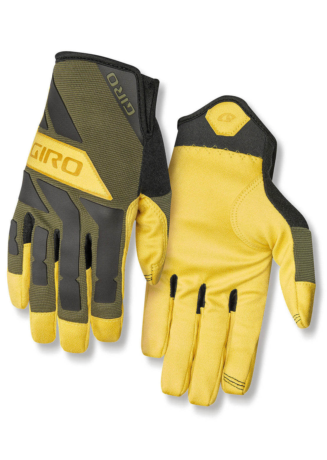 Giro Trail Builder Mountain Bike Gloves Olive/Buckskin