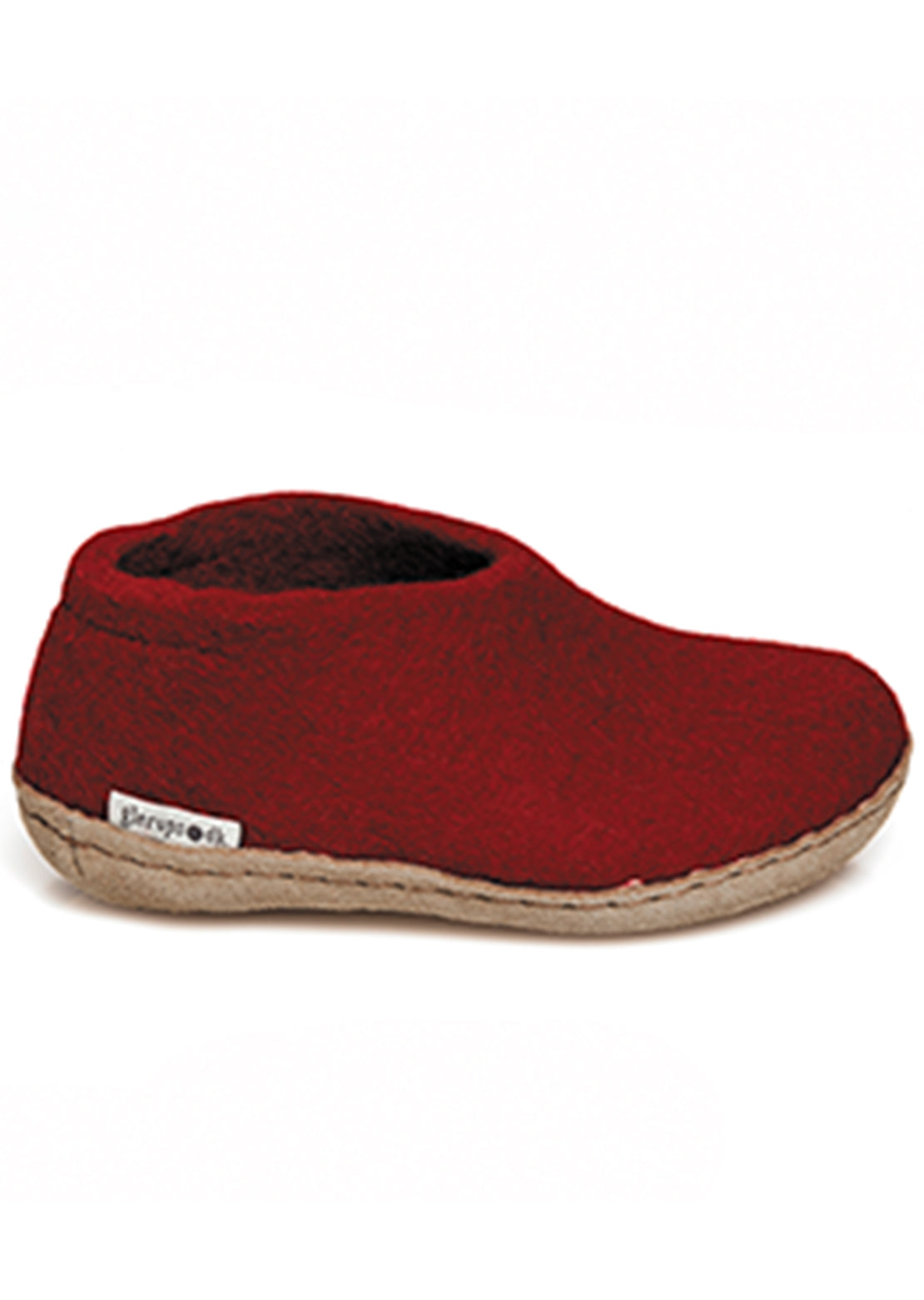 Glerups Junior Leather Sole Shoes Red