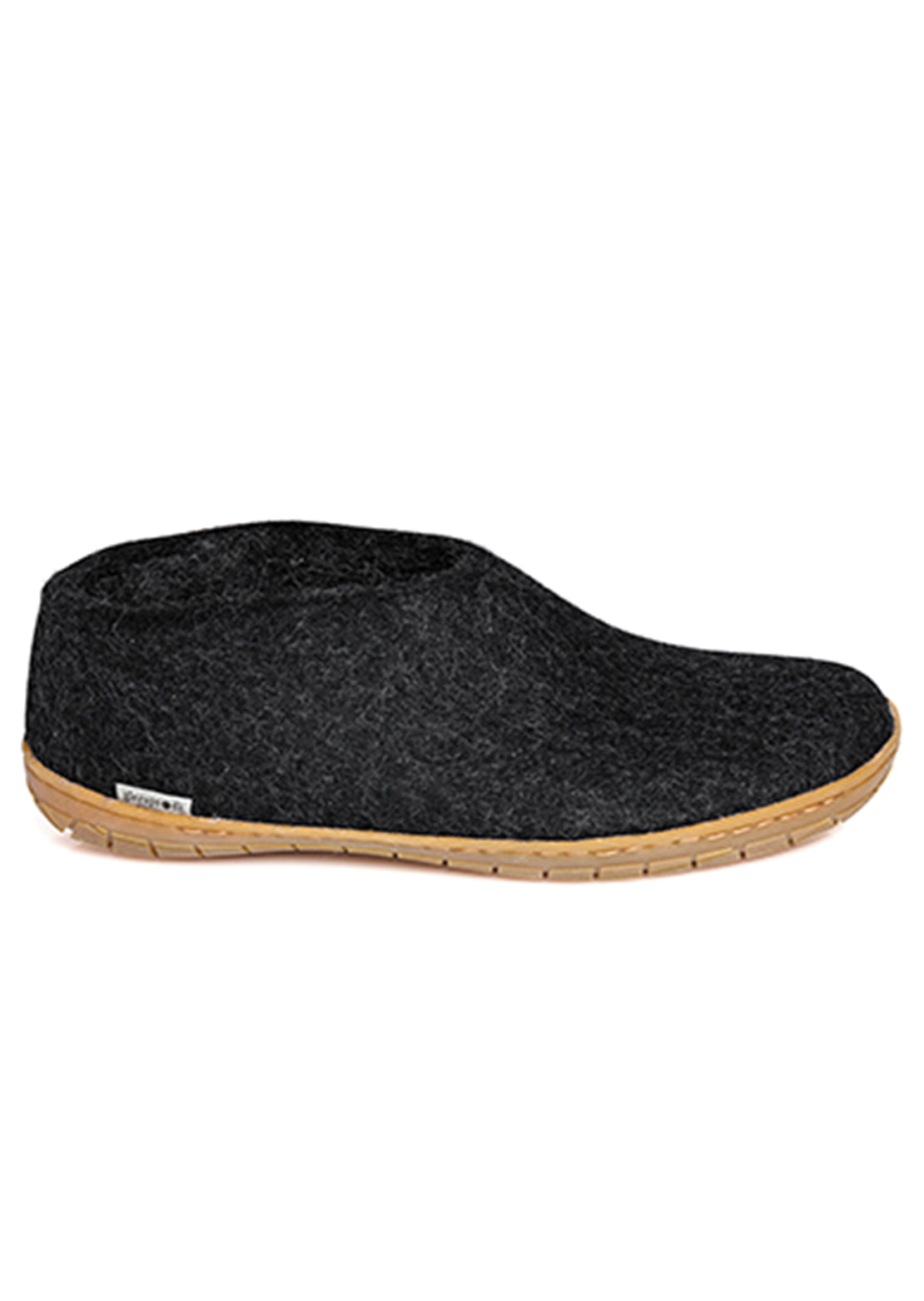 Glerups Unisex Natural Rubber Slipper Shoes Black