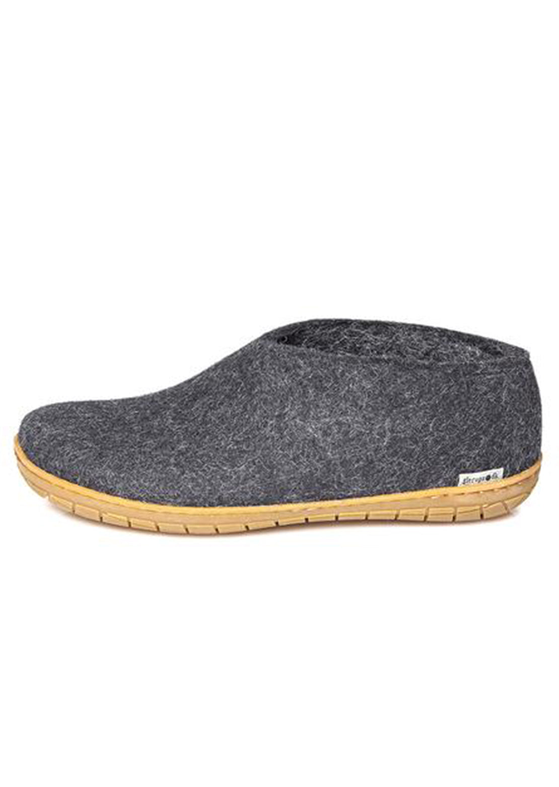 Glerups Unisex Natural Rubber Slipper Shoes Black