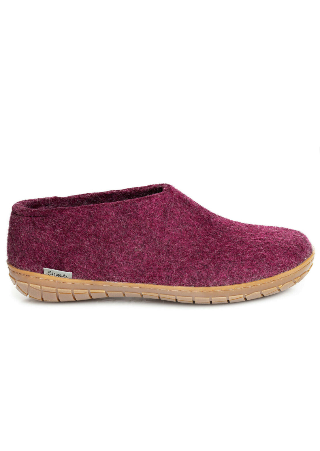 Glerups Unisex Natural Rubber Slipper Shoes Cranberry