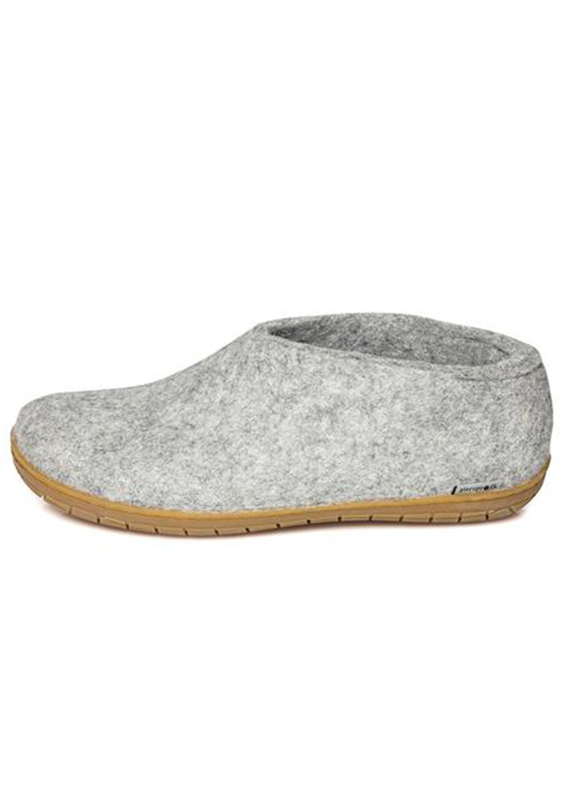 Glerups Unisex Natural Rubber Slipper Shoes Grey