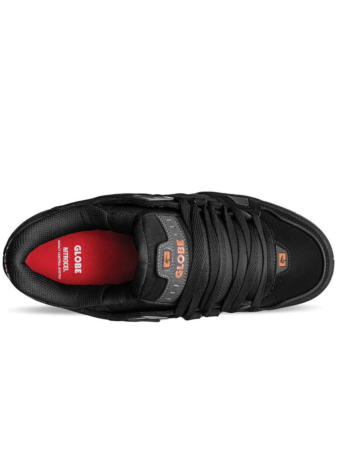 Globe Men&#39;s Sabre Shoes Black/Charcoal/Red