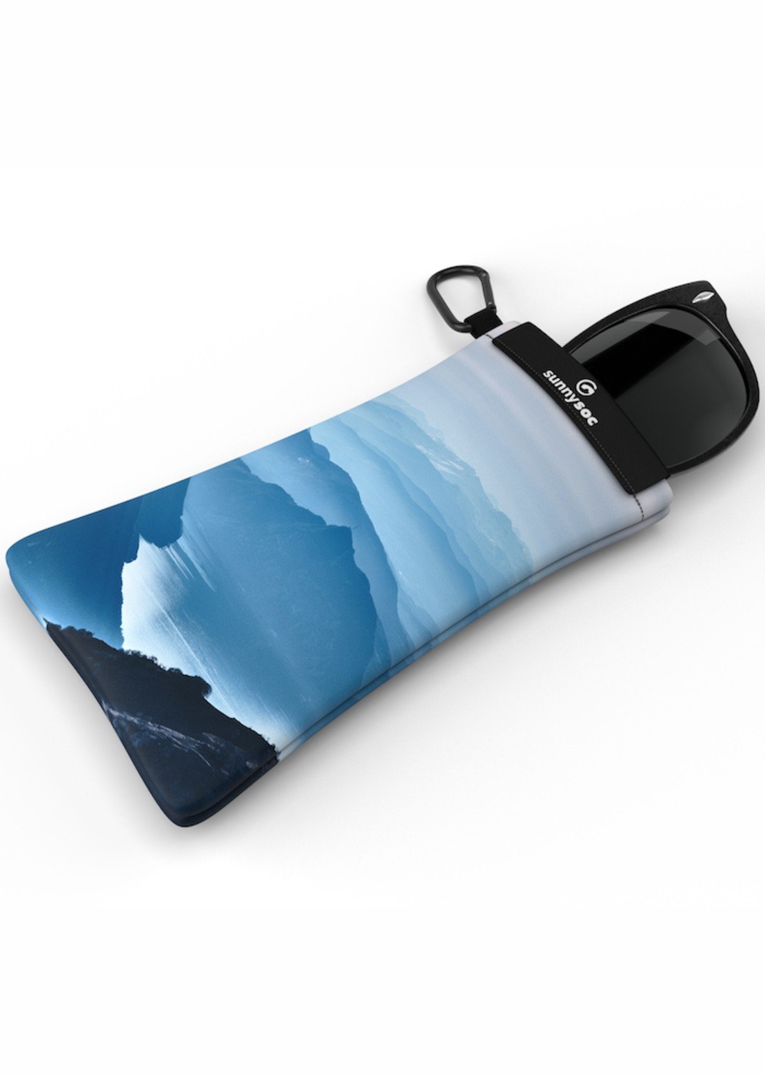 Gogglesoc Mountains Sunnysoc Protective Eyewear Pouch Blue Multi