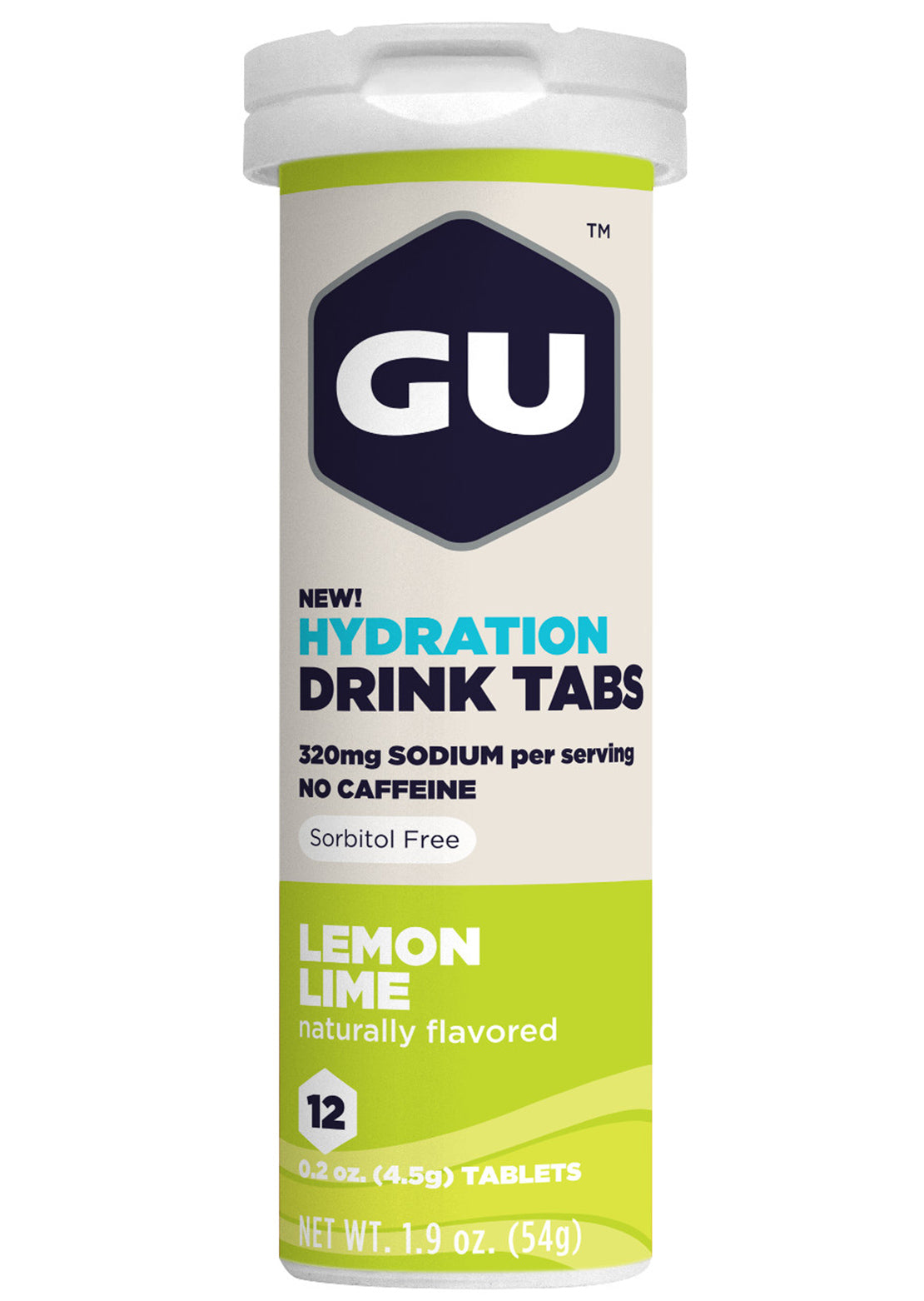 GU Energy Electrolyte Drink Tabs Lemon Lime