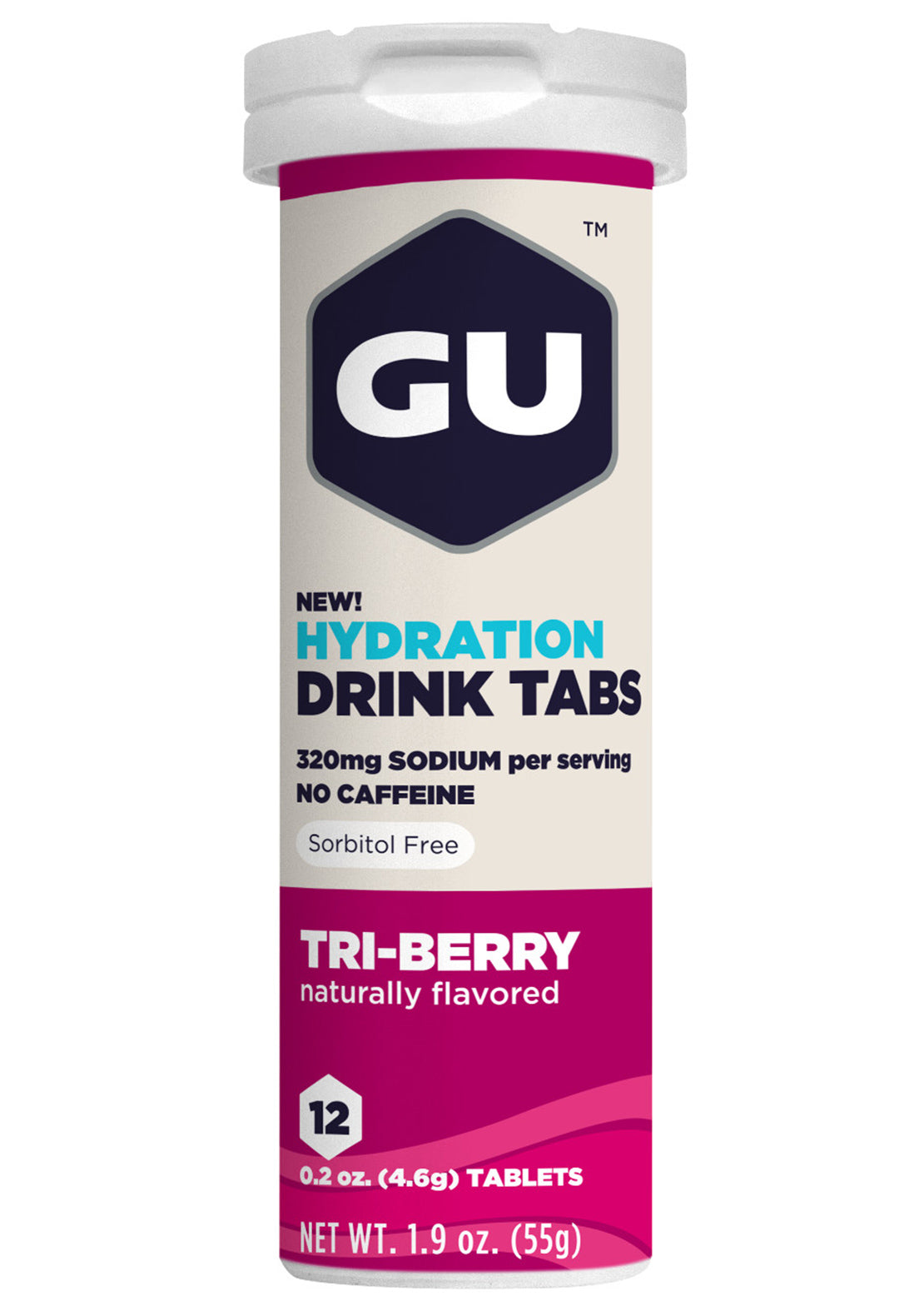 GU Energy Electrolyte Drink Tabs Tri Berry