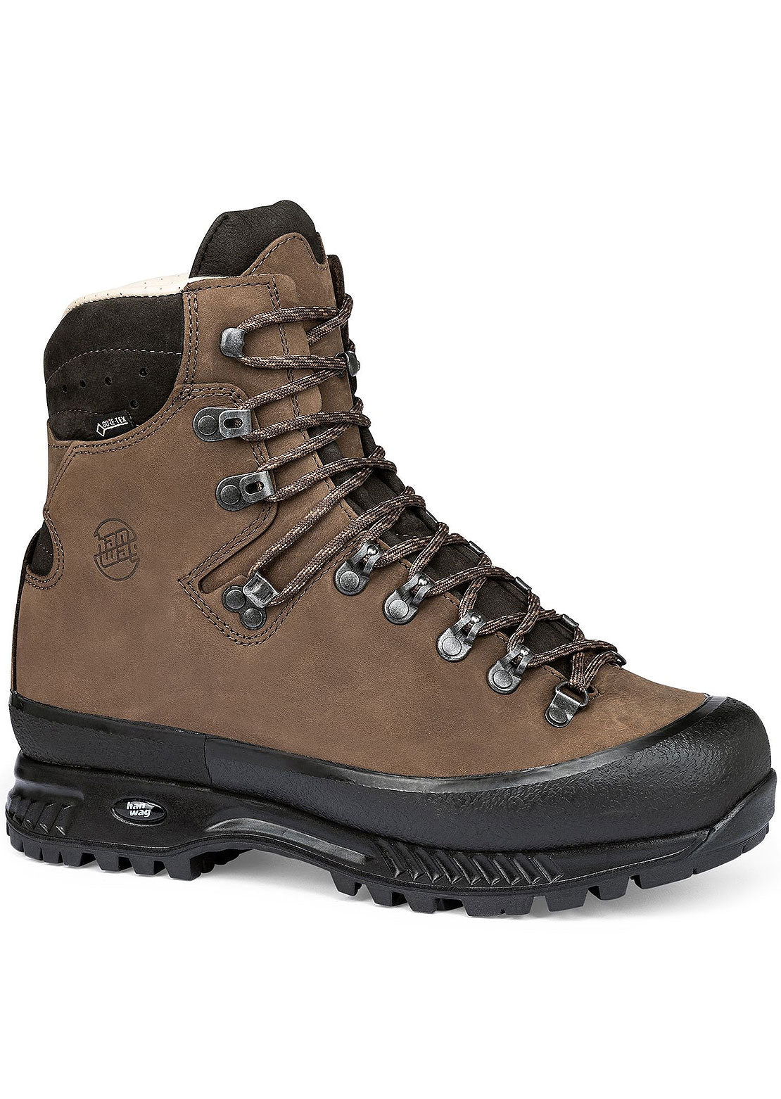 Hanwag Men&#39;s Alaska GTX Hiking Boots Brown