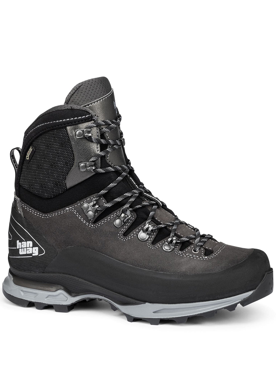 Hanwag Men&#39;s Alverstone II GTX Hiking Boots Asphalt/Light Grey