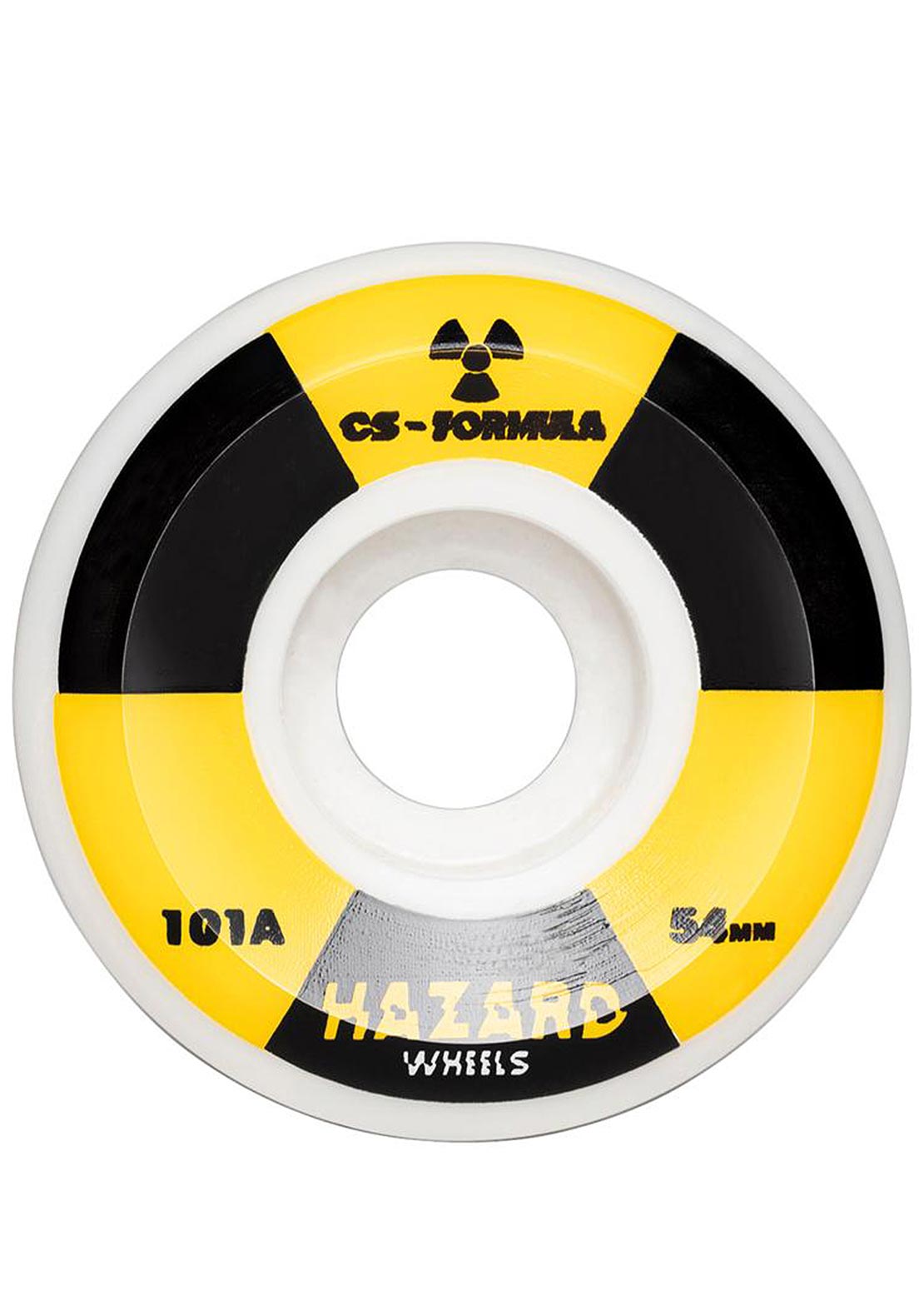 Hazard Radio Active Cs-Conical Skateboard Wheels 54mm White