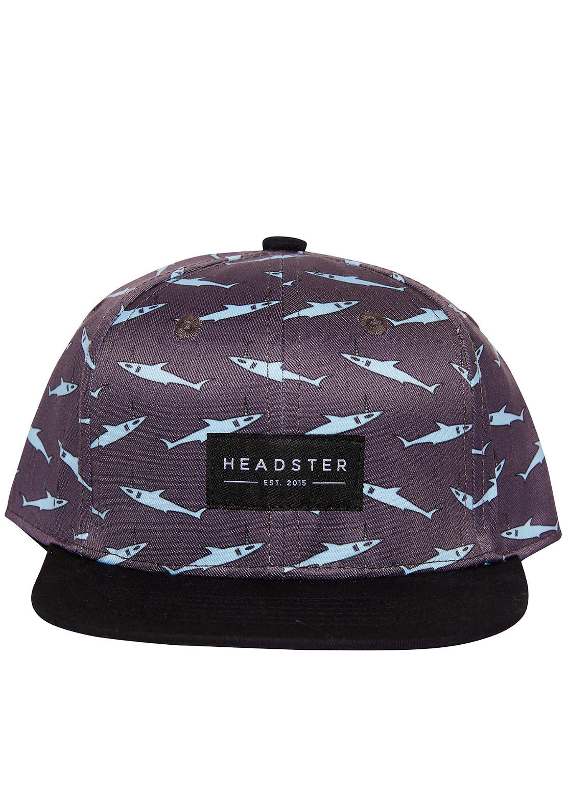 Headster Junior Narwhal Snapback Cap Deep Charcoal