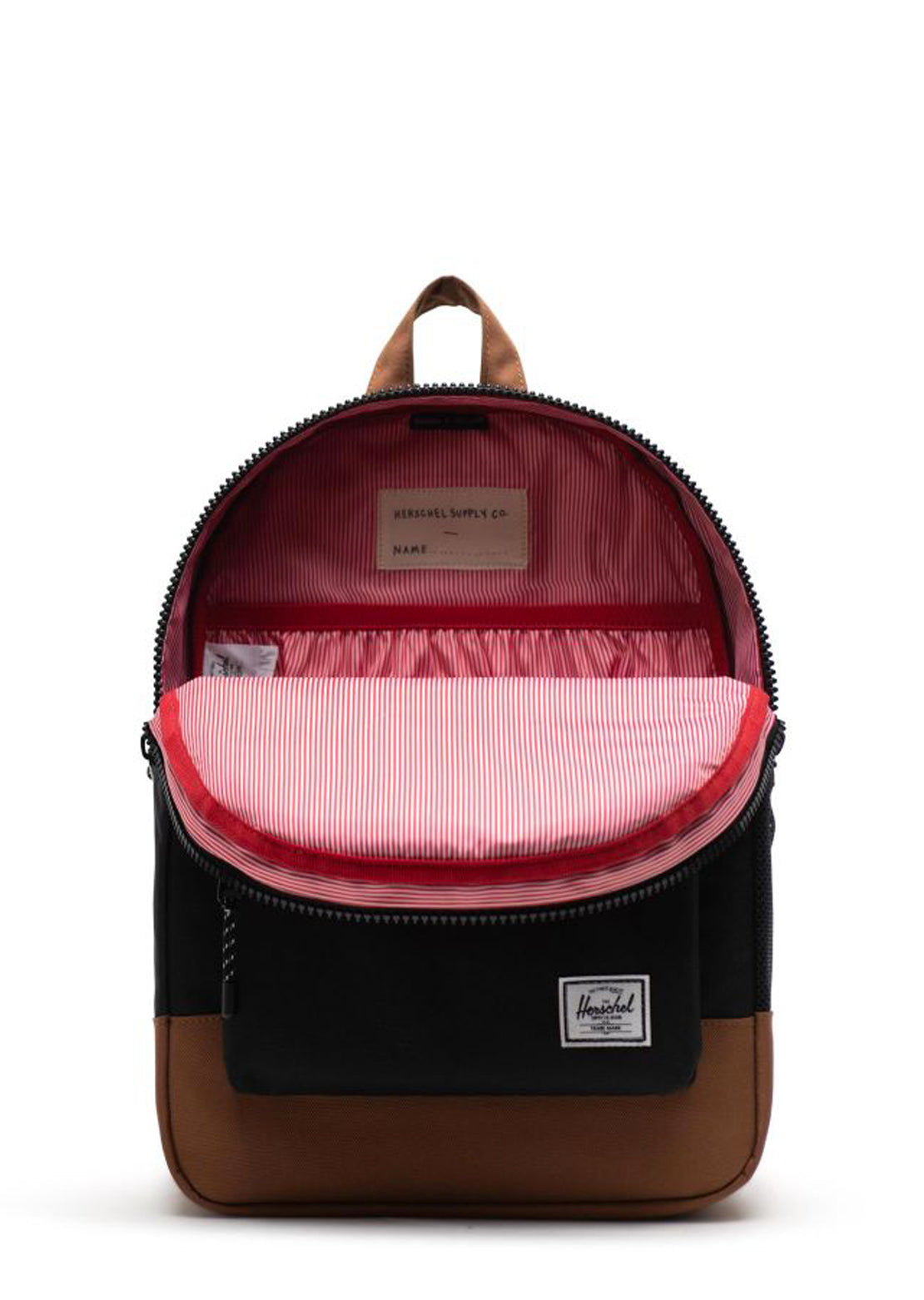 Herschel Junior Heritage Youth Backpack Black/Saddle Brown