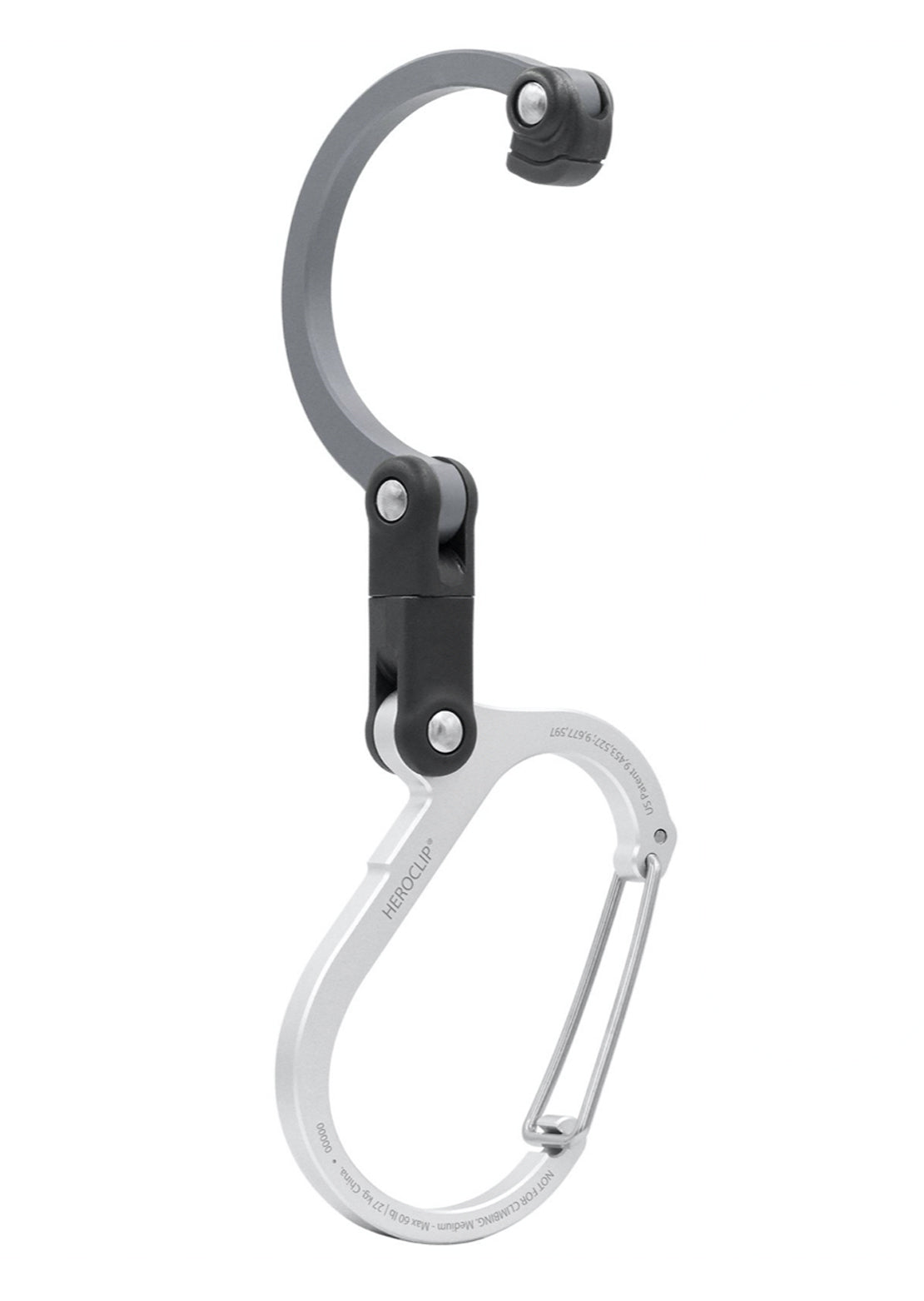 Heroclip Medium Carabiner Shade of Gray