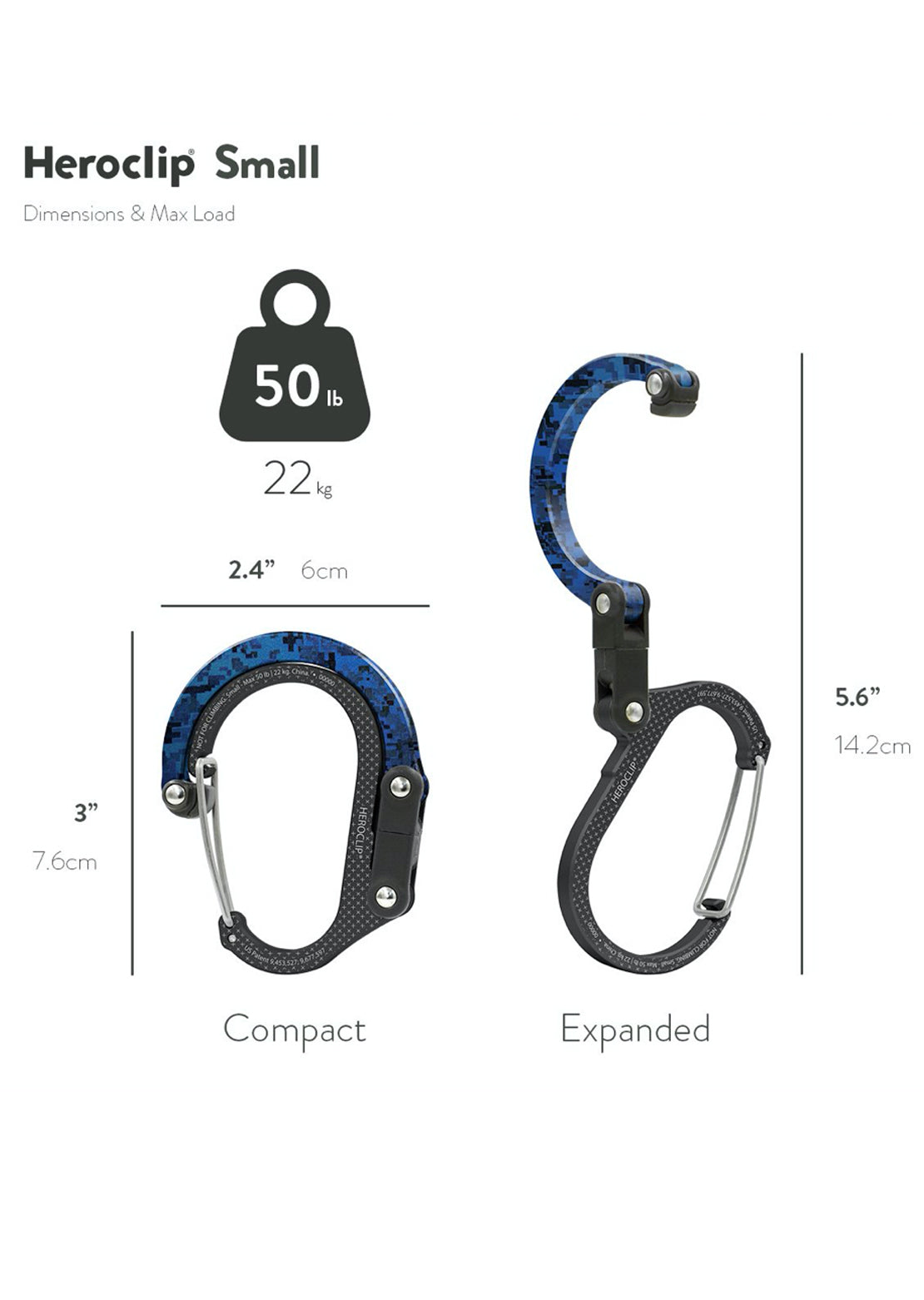 Heroclip Small Carabiner Very Serious