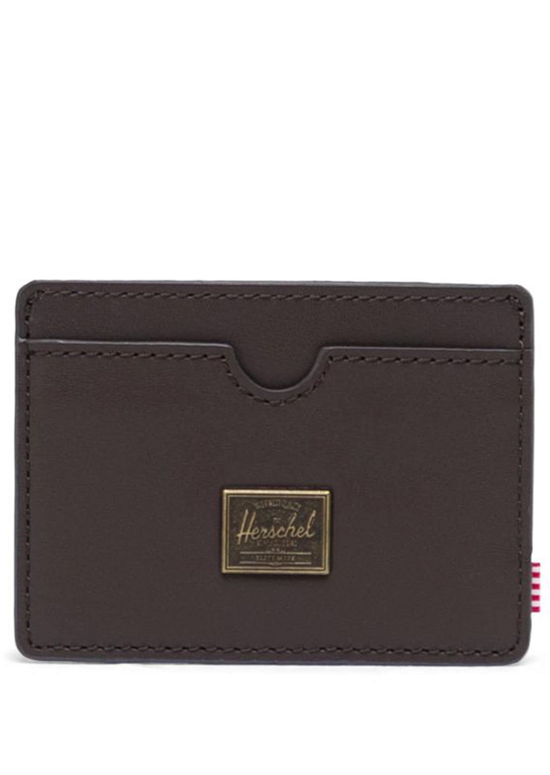 Herschel Charlie Leather Wallet Brown
