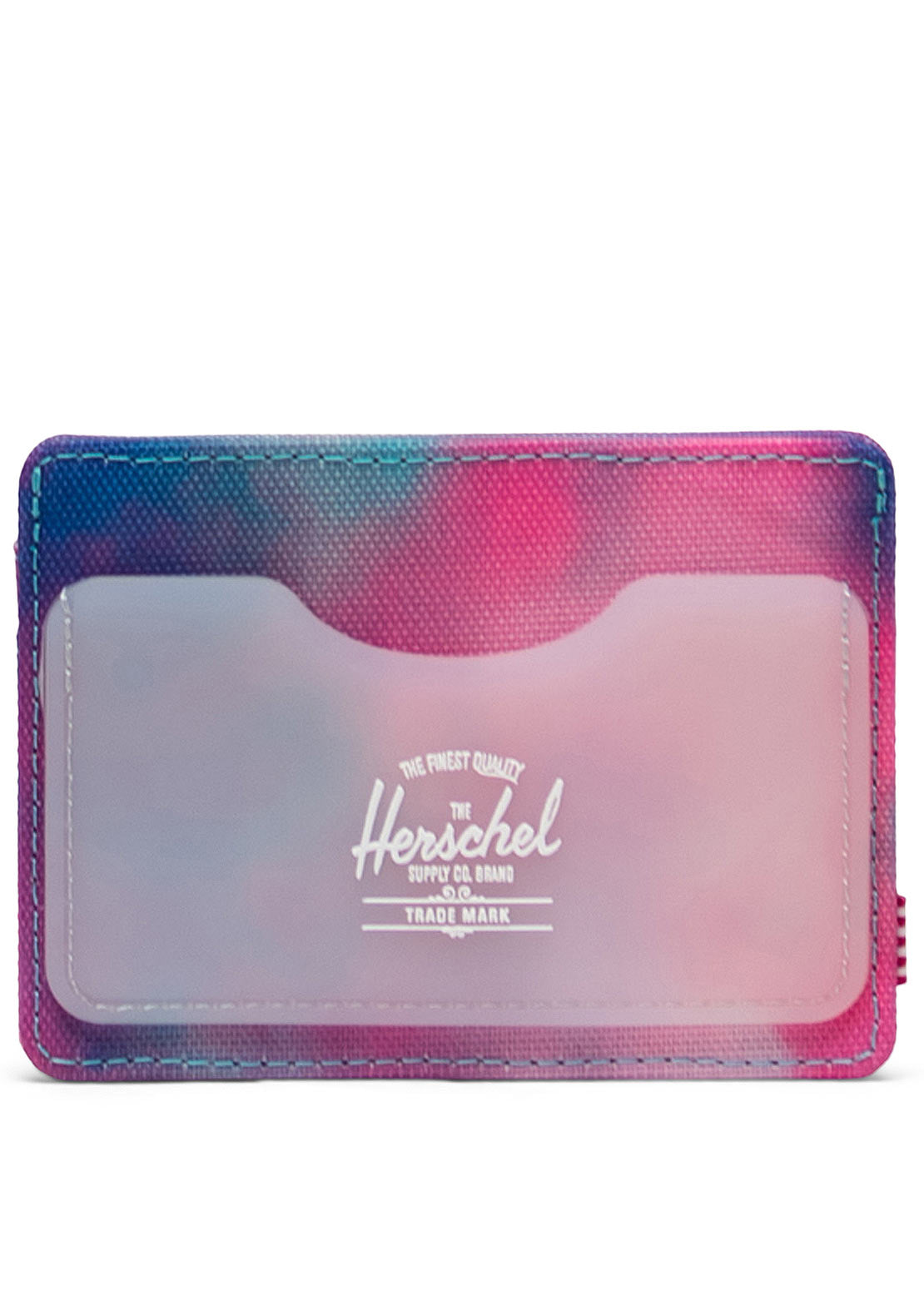 Herschel Charlie Rubber RFID Wallet Cloudburst Neon