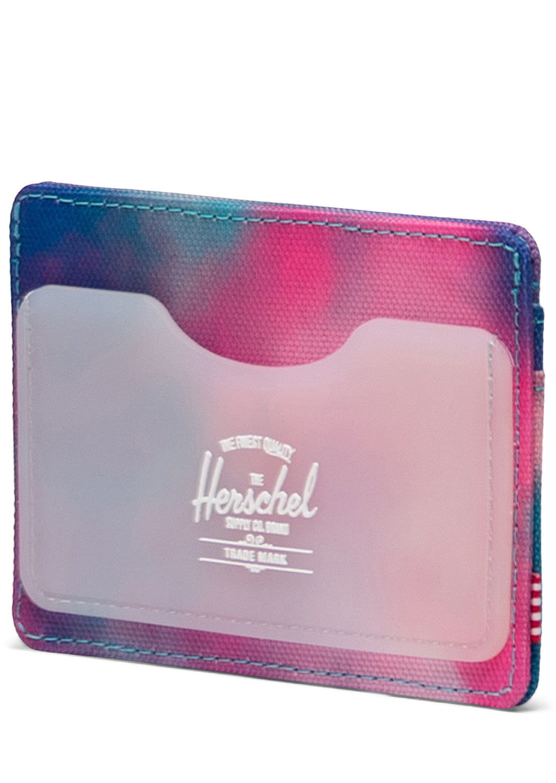 Herschel Charlie Rubber RFID Wallet Cloudburst Neon