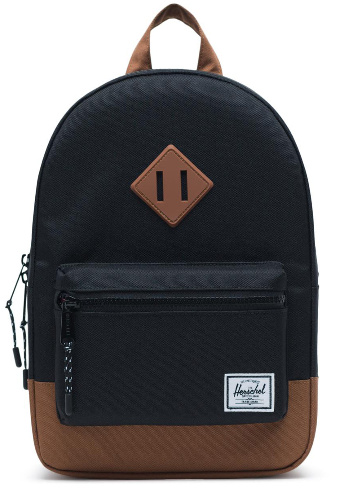 Herschel Junior Heritage Backpack Black/Saddle Brown
