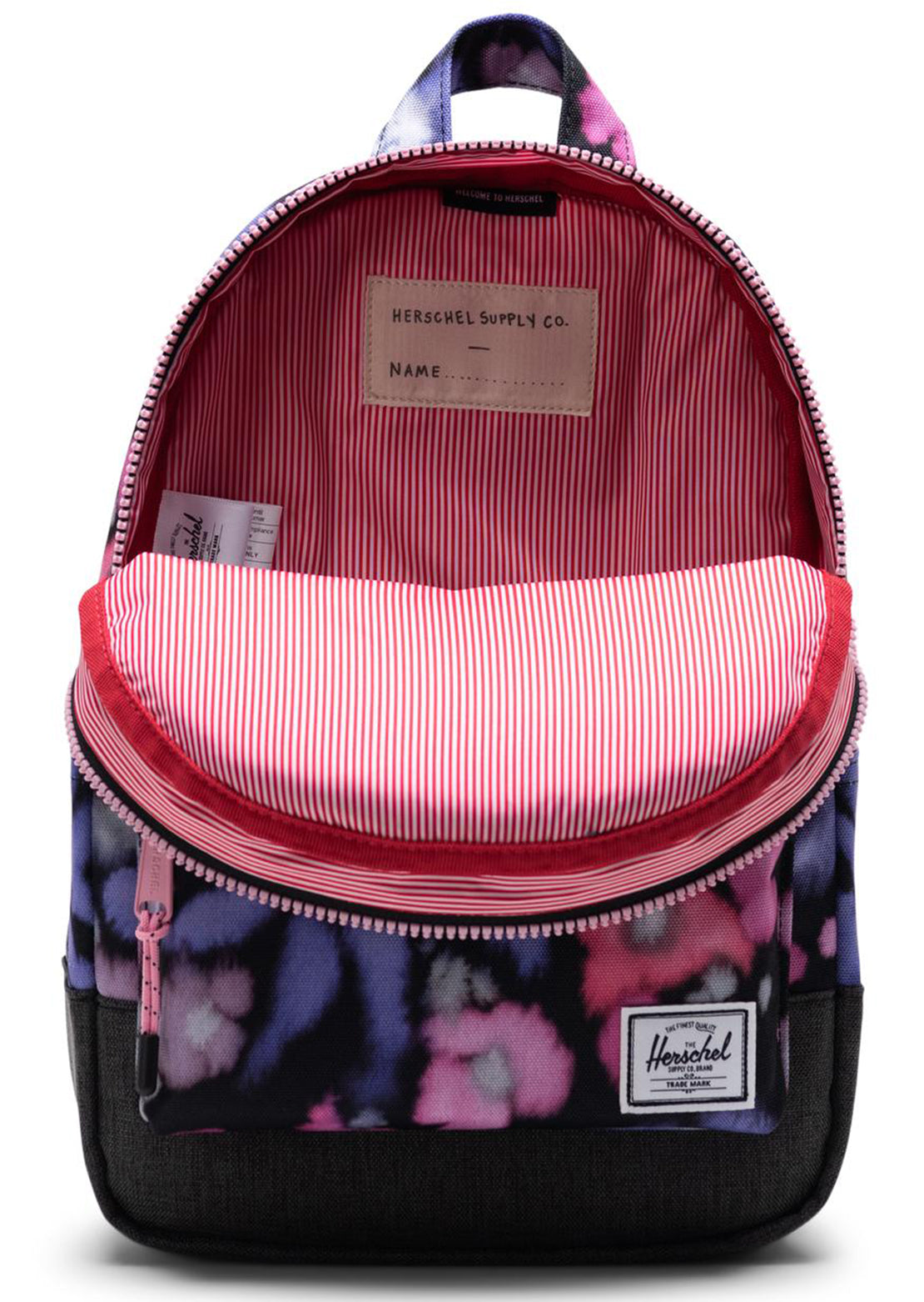 Herschel Junior Heritage Backpack Blurry Floral/Black Crosshatch