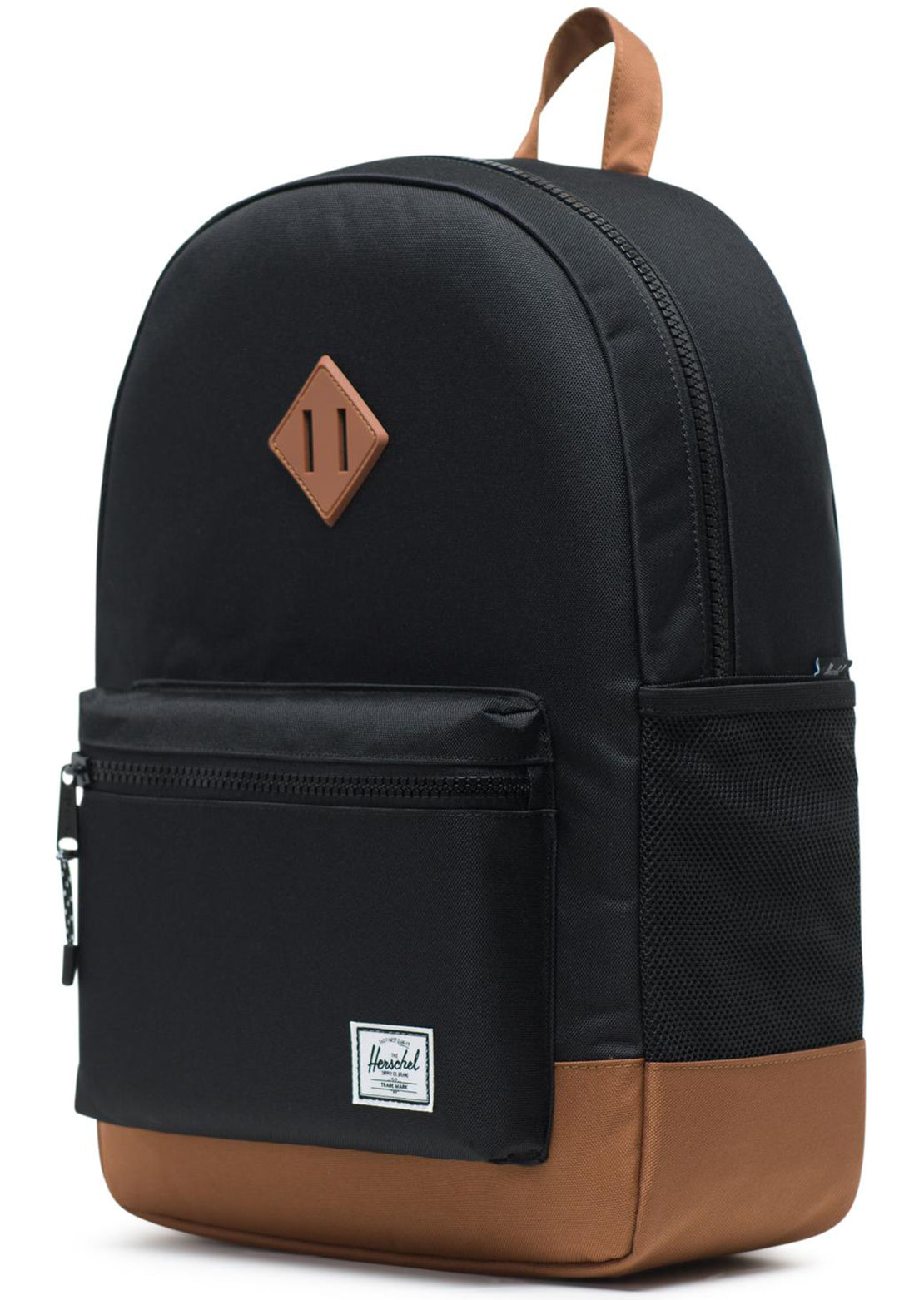 Herschel Junior Heritage XL Backpack Black/Saddle Brown