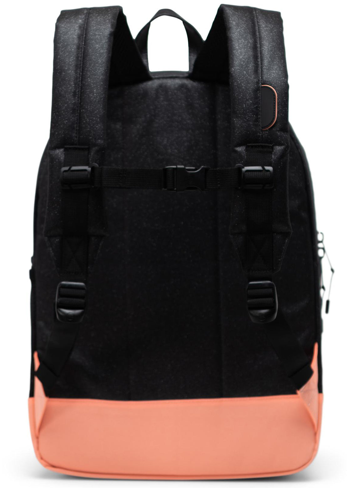 Herschel Junior Heritage XL Backpack Black Sparkle/Neon Peach