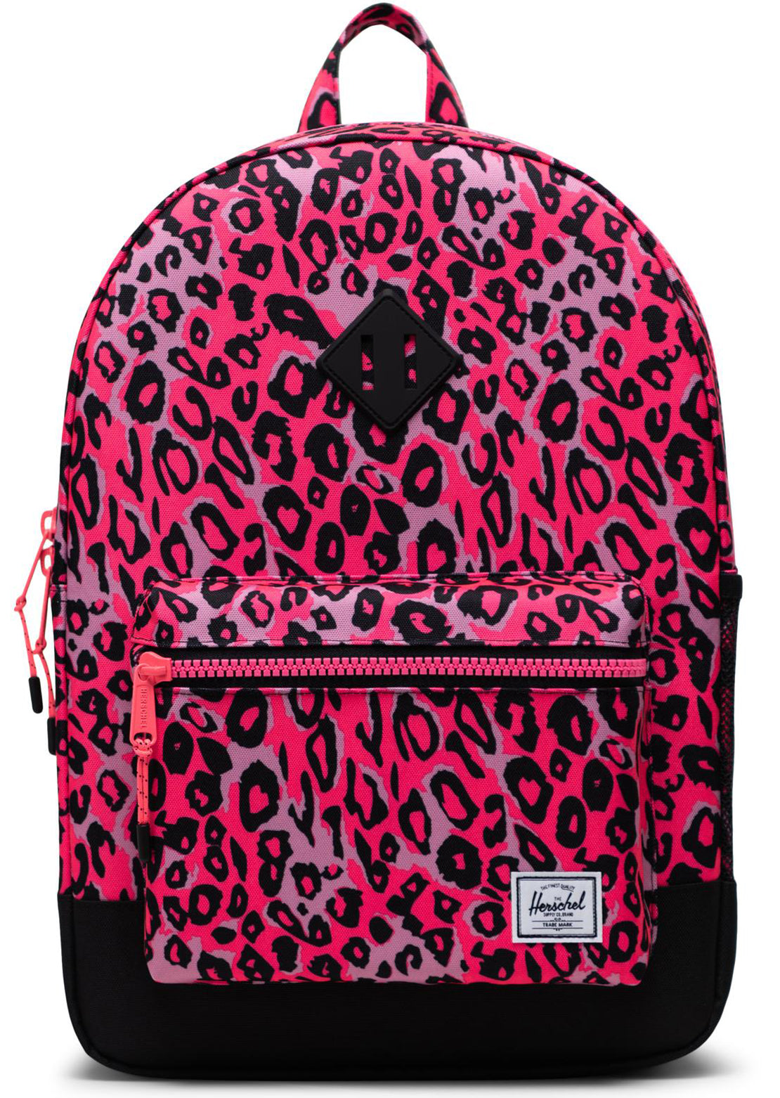 Herschel Junior Heritage XL Backpack Cheetah Camo Neon Pink/Black