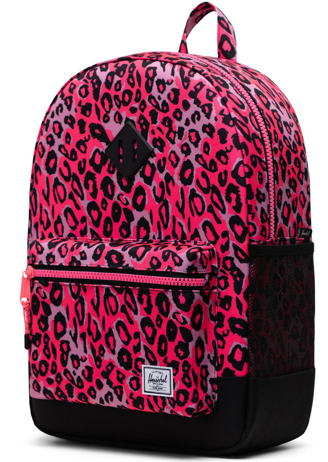 Herschel Junior Heritage XL Backpack Cheetah Camo Neon Pink/Black