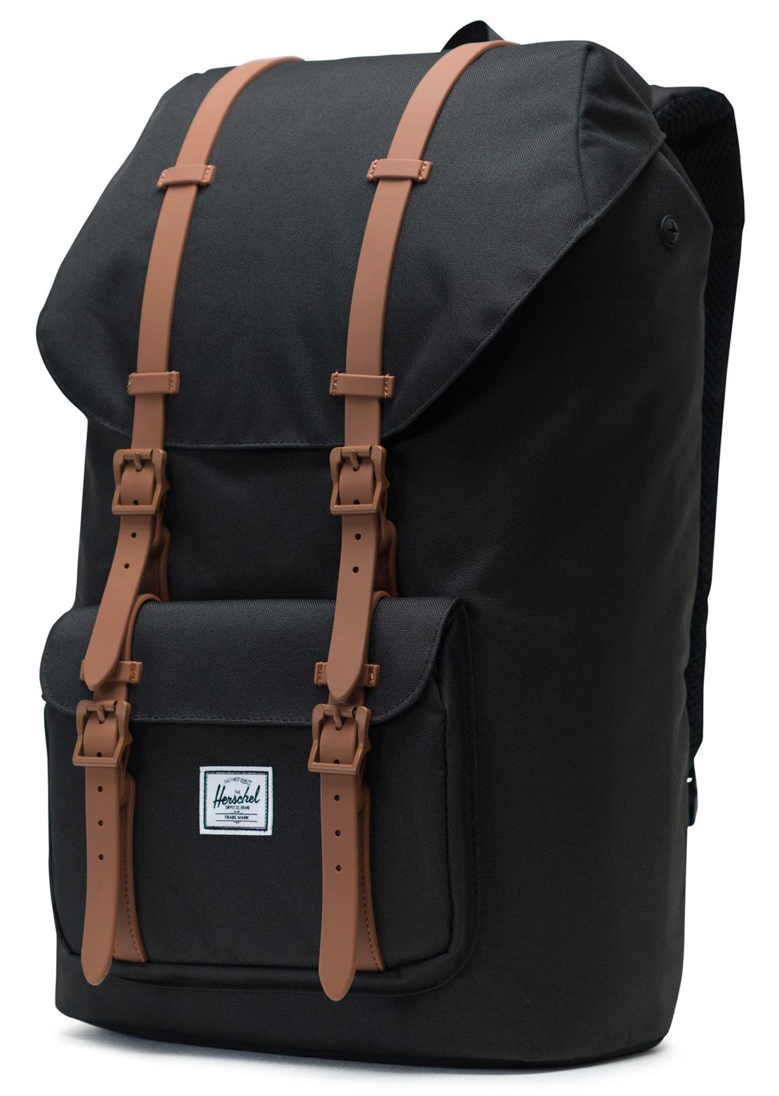 Herschel Little America Backpack Black/Saddle Brown3