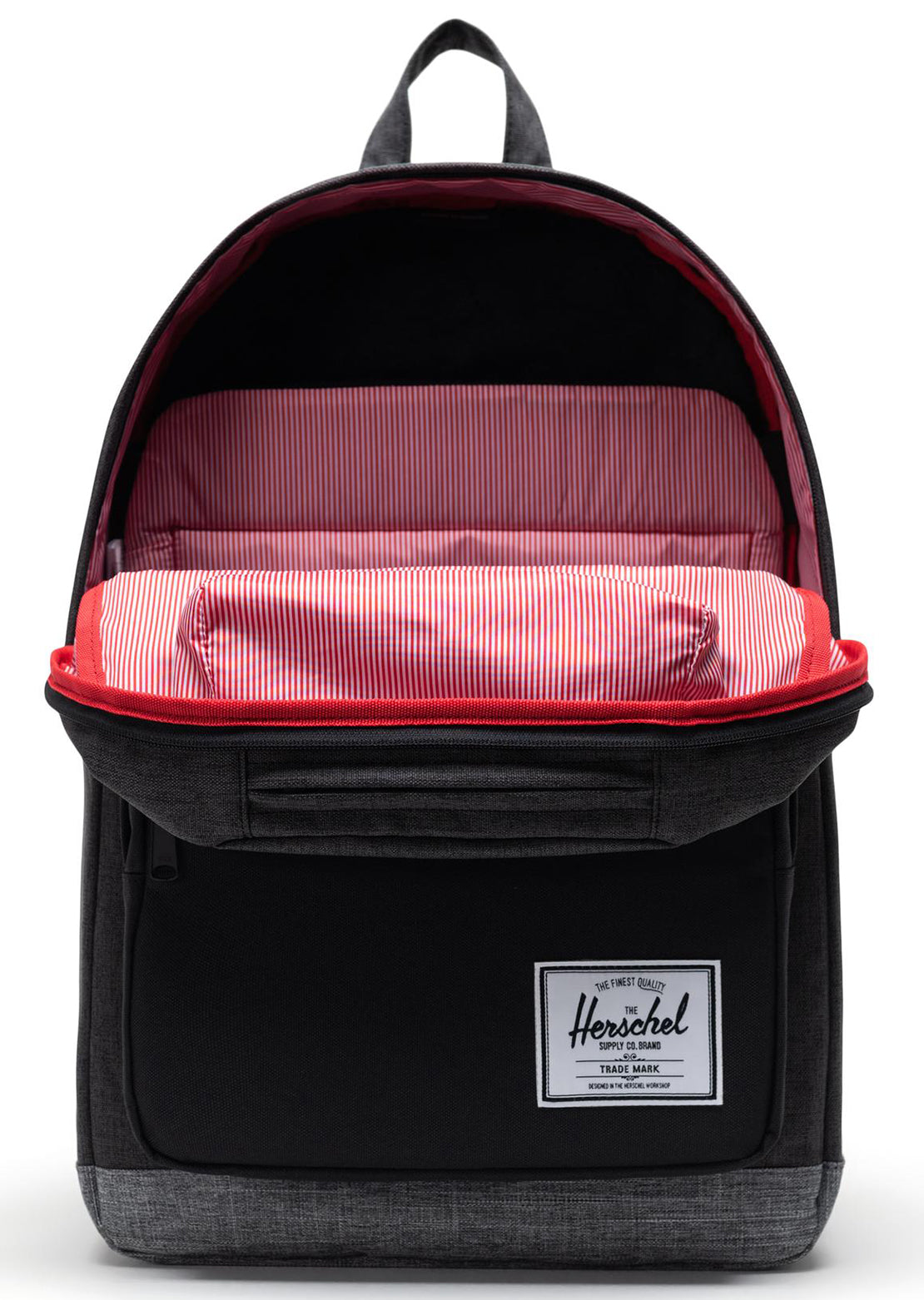Herschel Pop Quiz Backpack Black Crosshatch/Black/Raven Crosshatch
