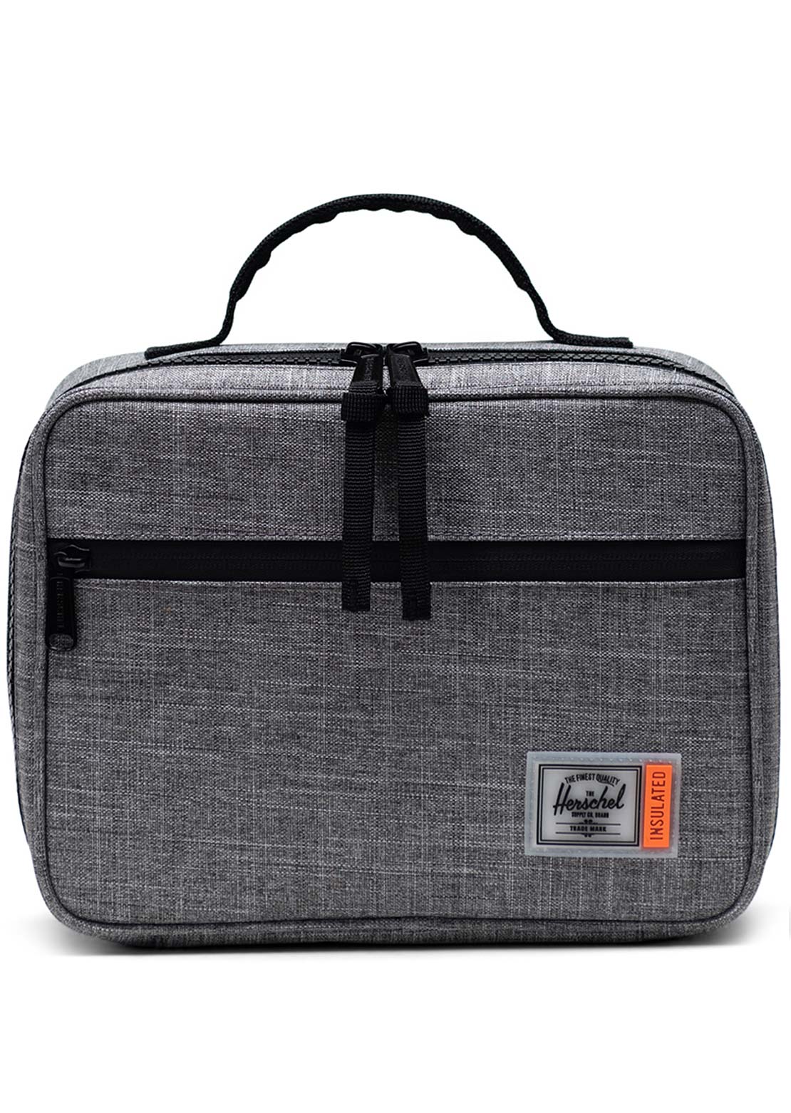Herschel Pop Quiz Insulated Lunch Box Raven Crosshatch