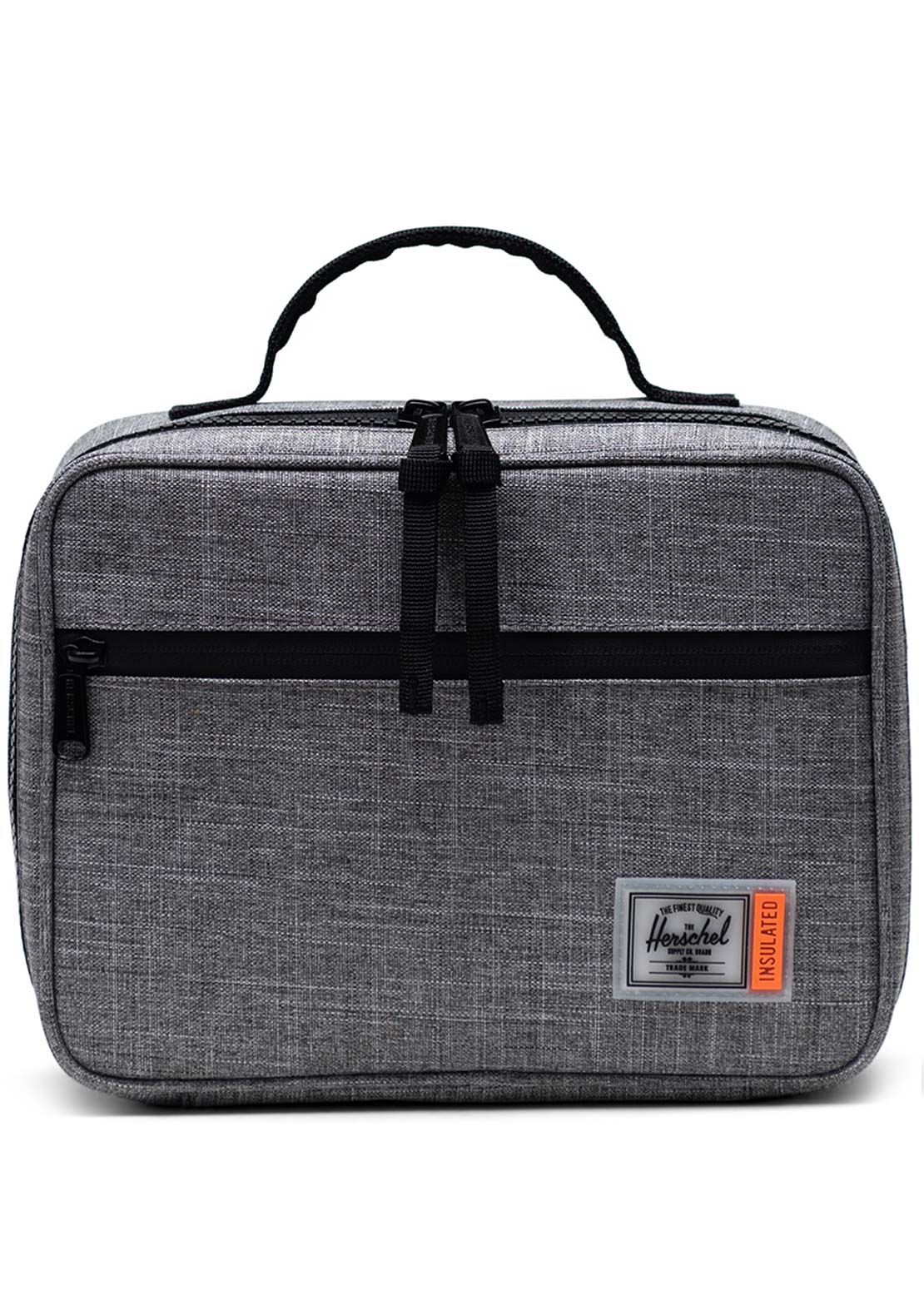 Herschel Pop Quiz Insulated Lunch Box Raven Crosshatch