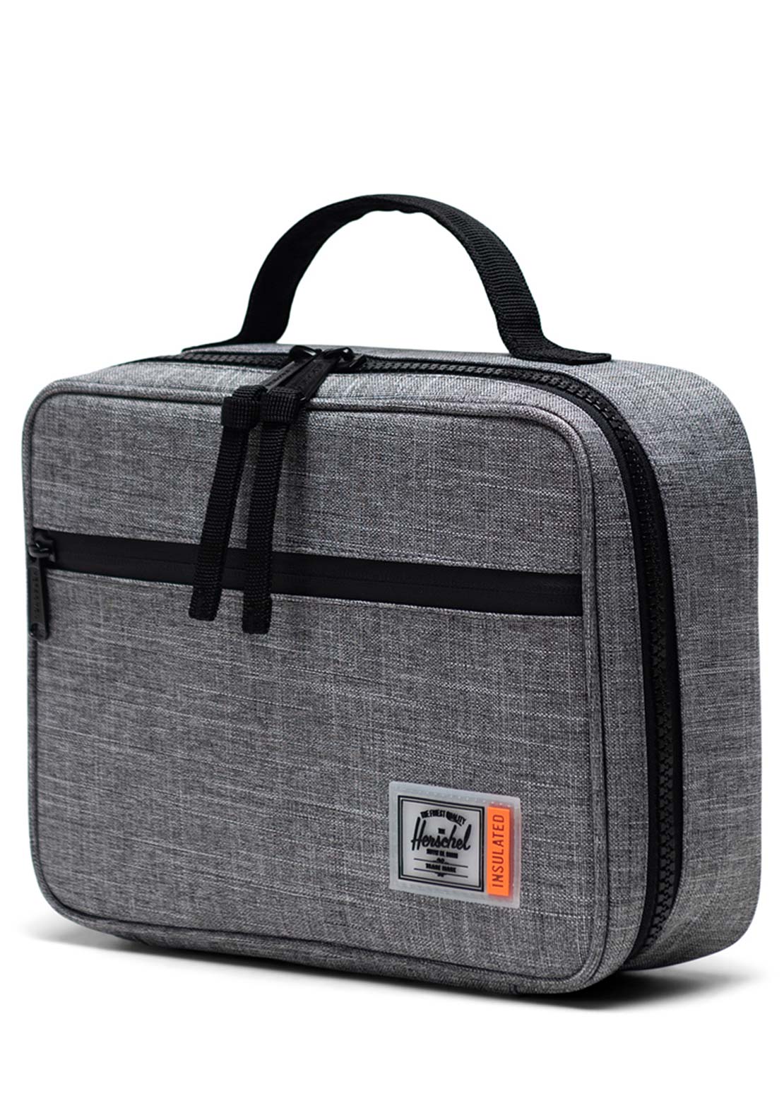 Herschel Pop Quiz Insulated Lunch Box Raven Crosshatch