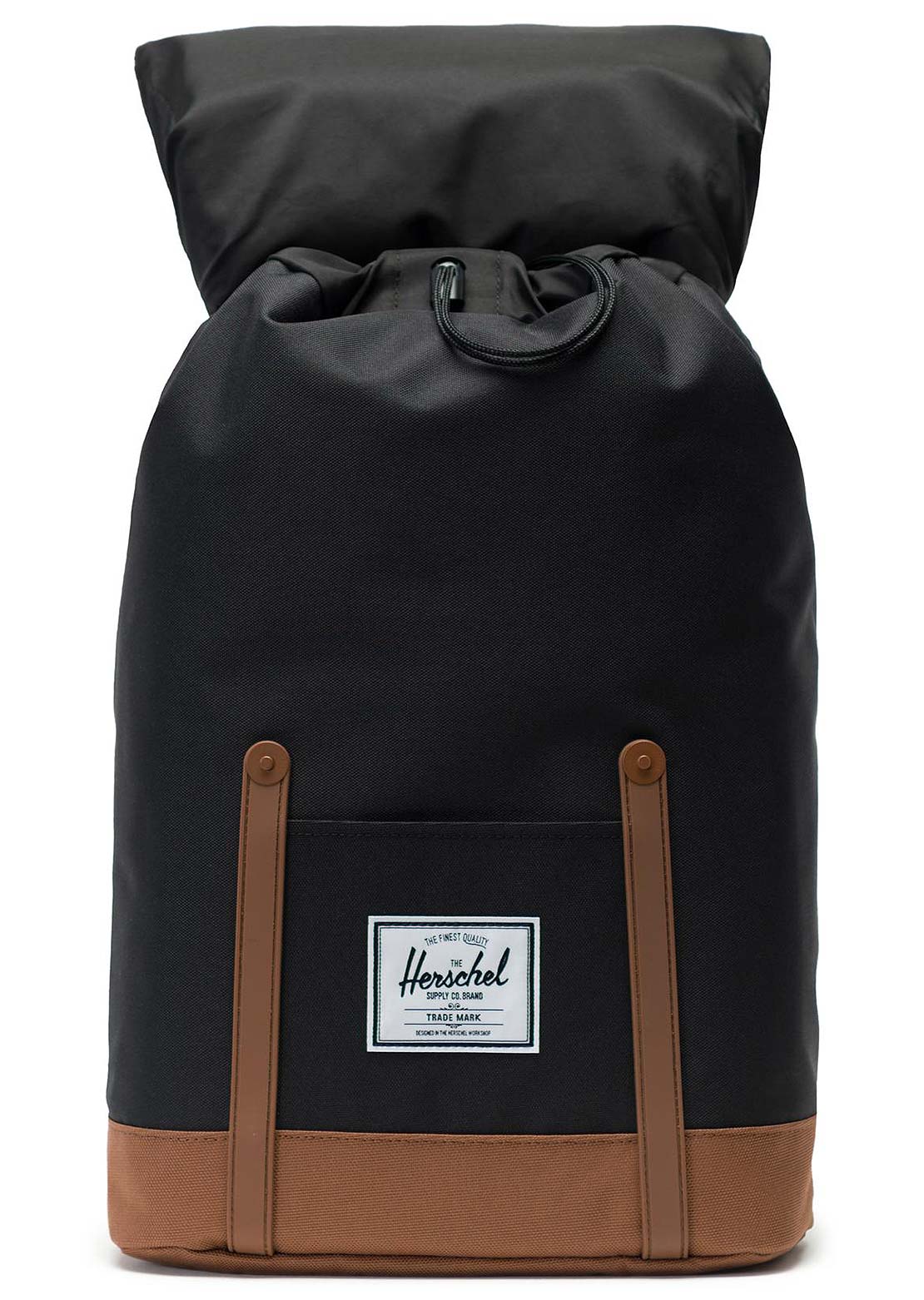 Herschel Retreat Backpack Black/Saddle Brown
