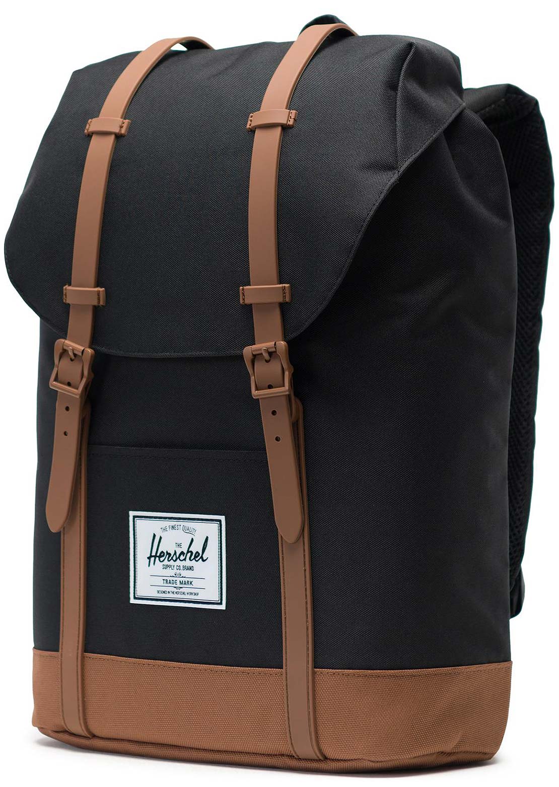 Herschel Retreat Backpack Black/Saddle Brown
