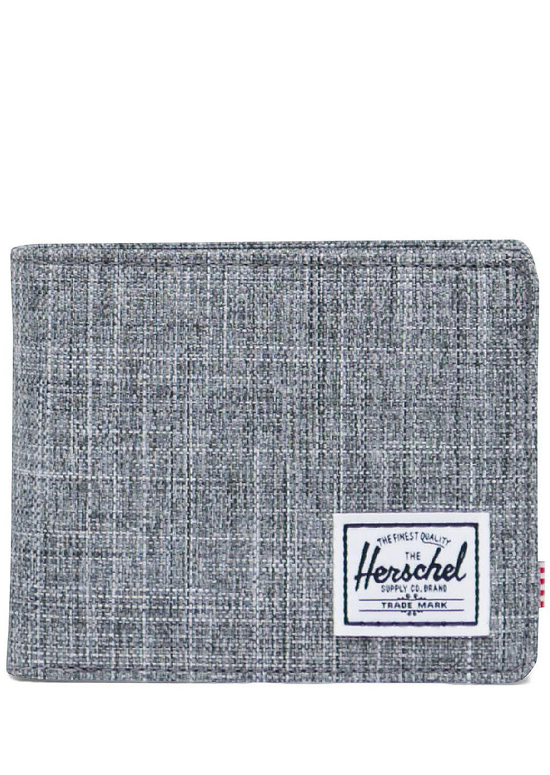 Herschel Roy Coin RFID Wallet Raven Crosshatch
