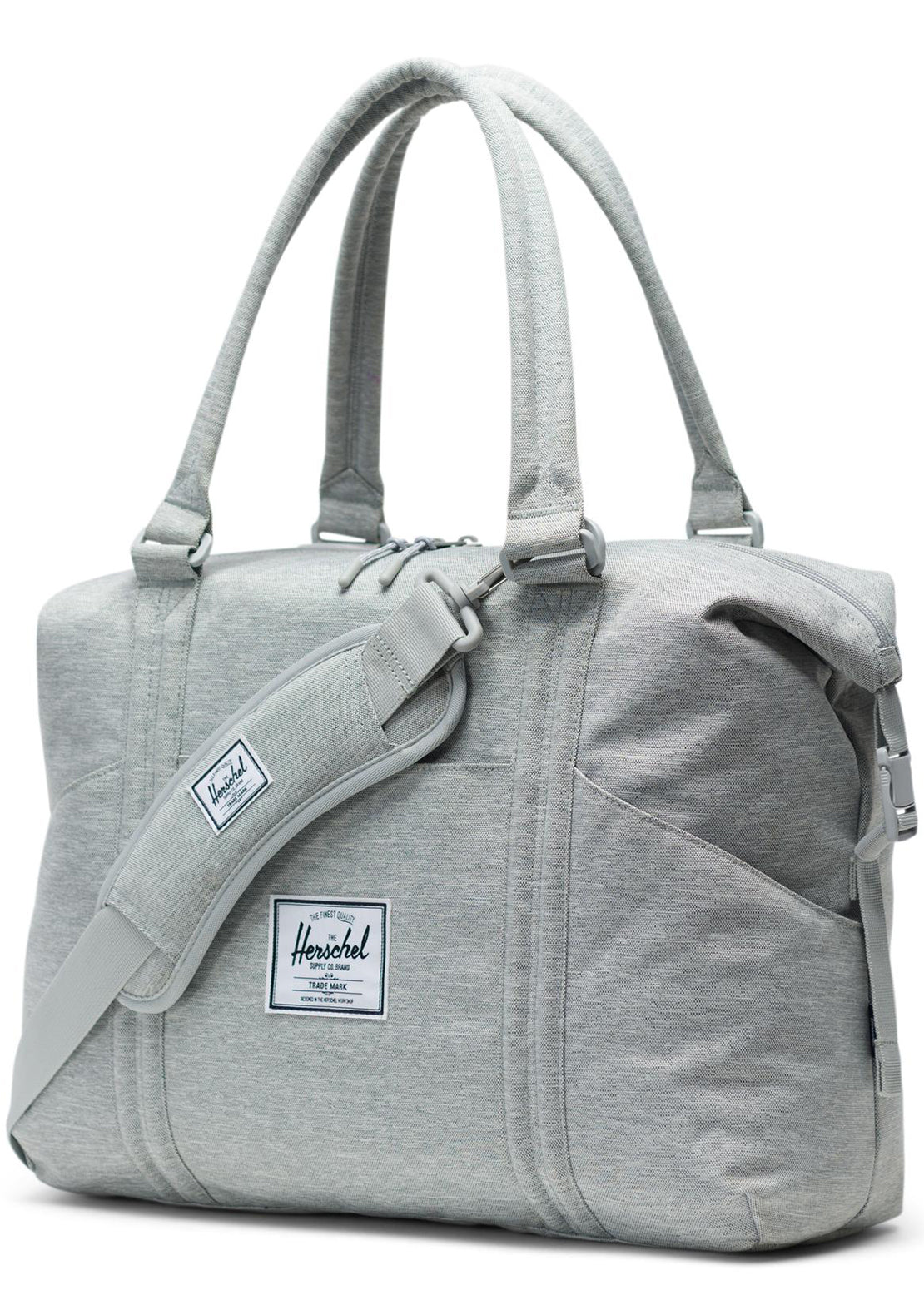 Herschel Strand Sprout Diaper Bag Light Grey Crosshatch