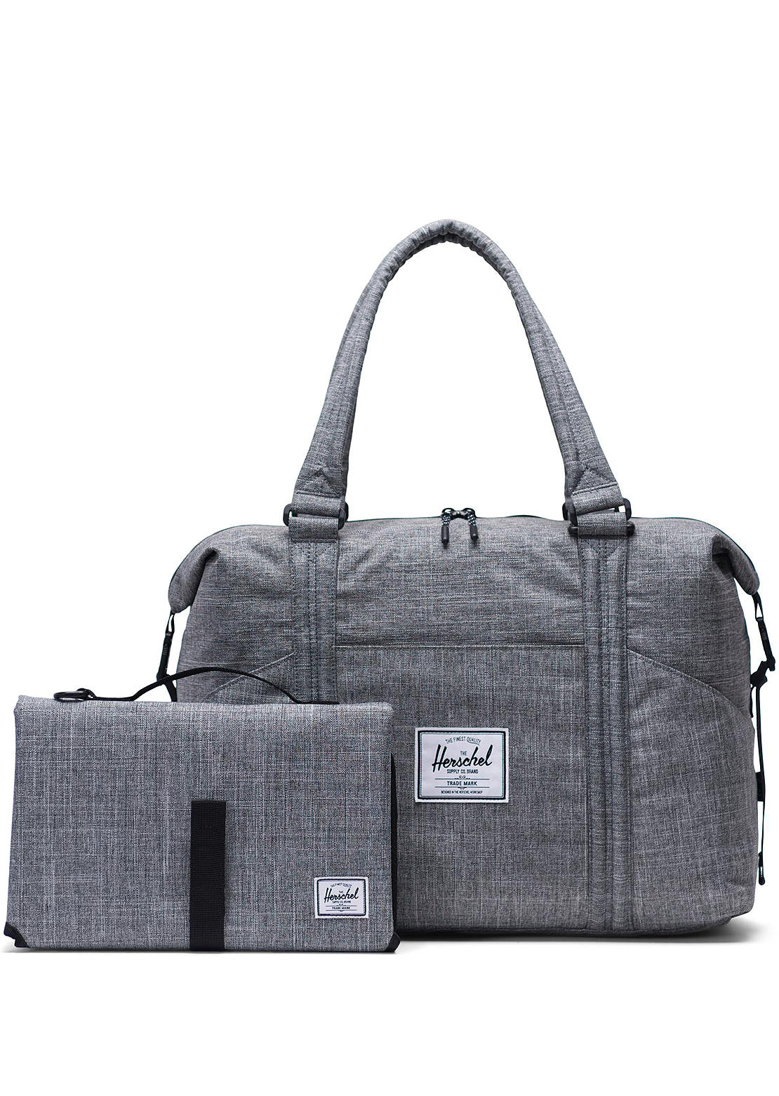 Herschel Strand Sprout Diaper Bag Raven Crosshatch