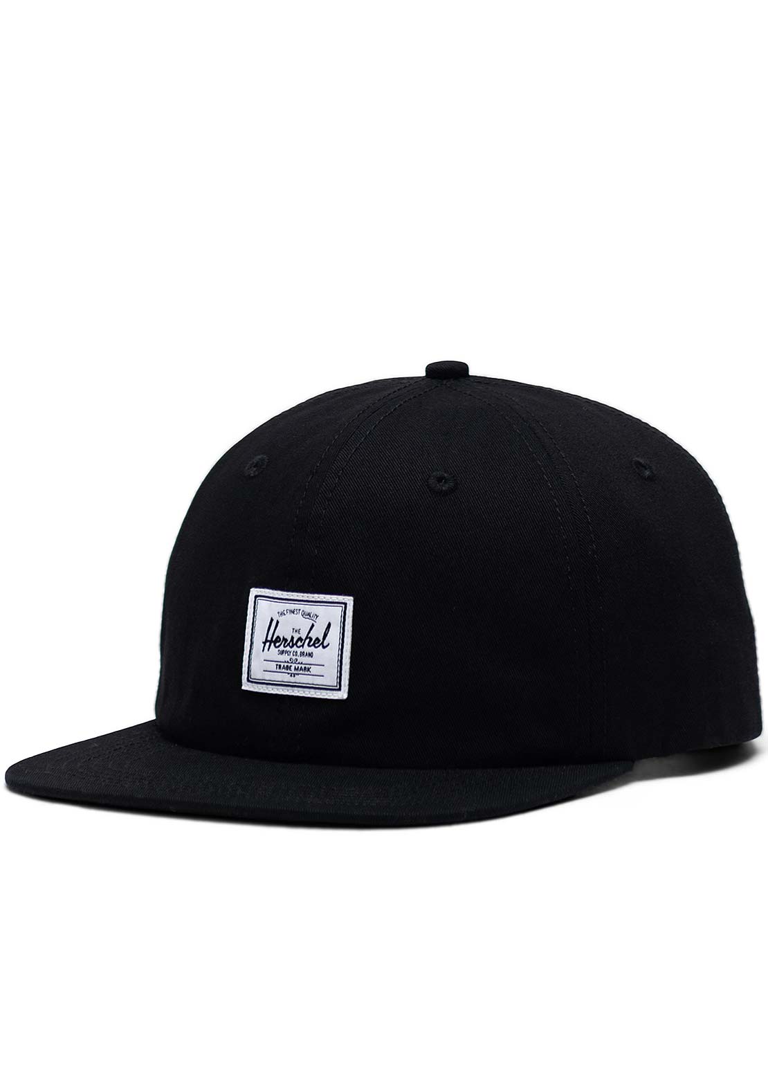 Herschel Whaler Classic 6 Panel Cap Black