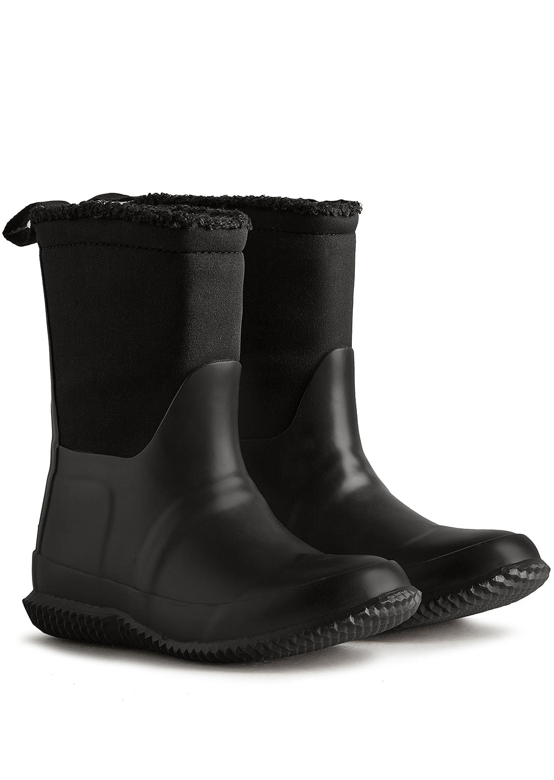 Hunter Junior Sherpa Boots Black