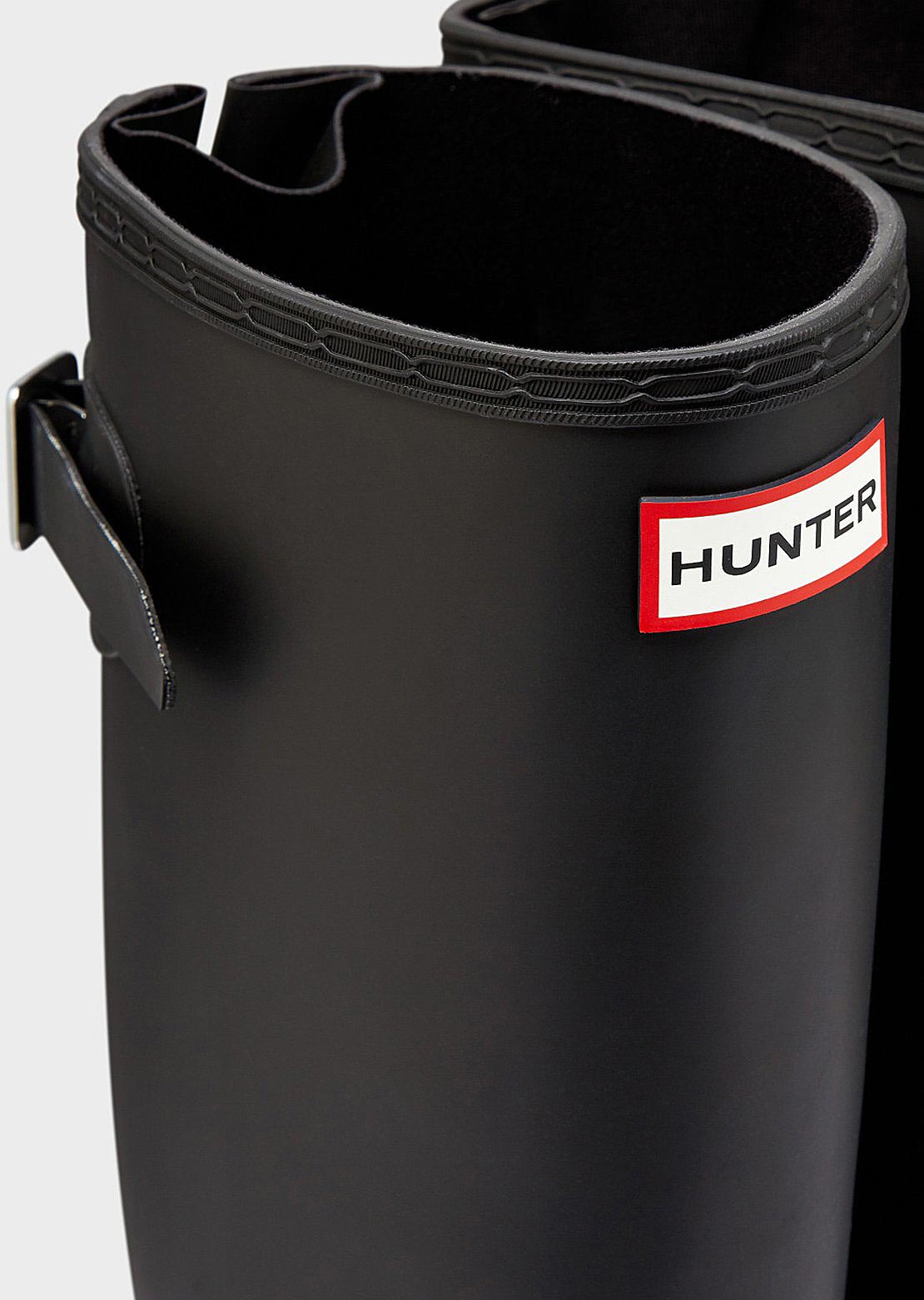 Hunter Women&#39;s Original Back Adjustable Tall Boots Black