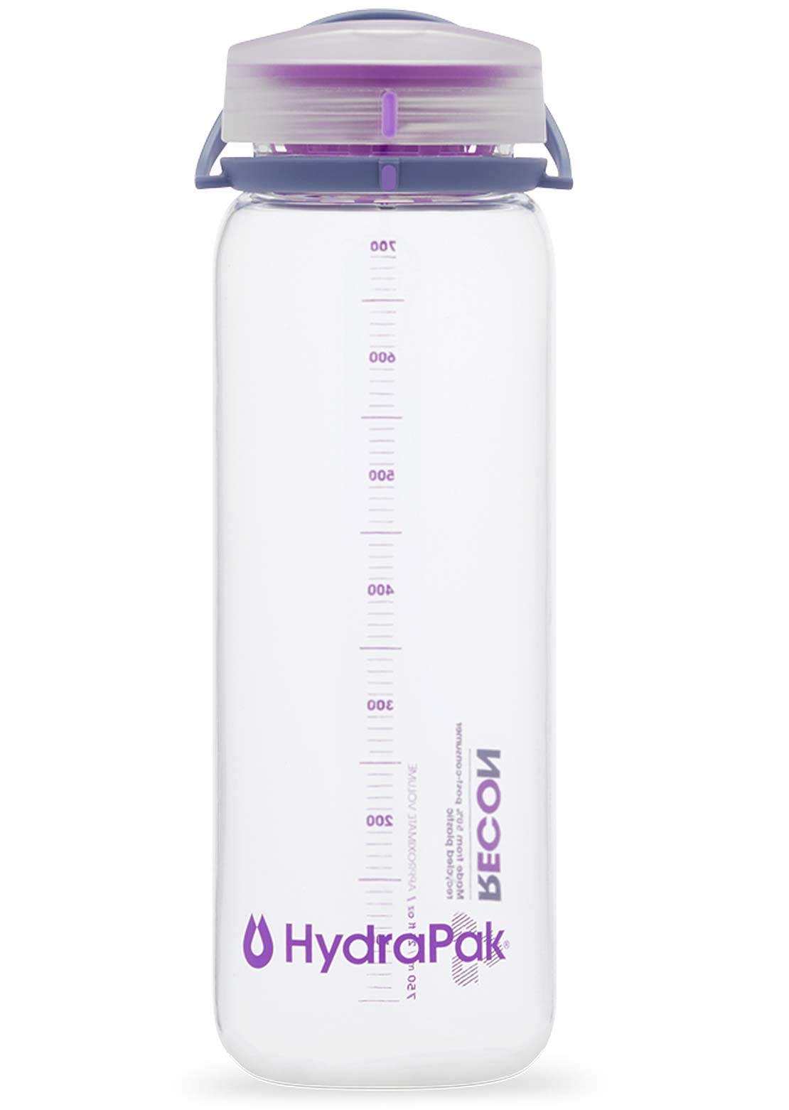 HydraPak 750ml Recon Bottle Clear/Iris &amp; Violet