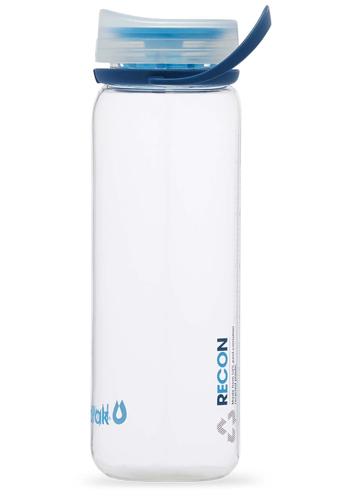 HydraPak 750ml Recon Bottle Clear/Navy &amp; Cyan