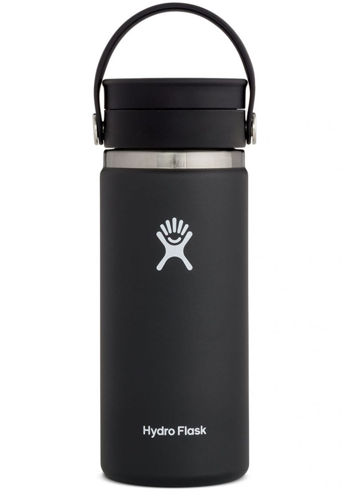 Hydro Flask 16oz Wide Mouth With Flex Sip Lid Coffee Tumbler Black