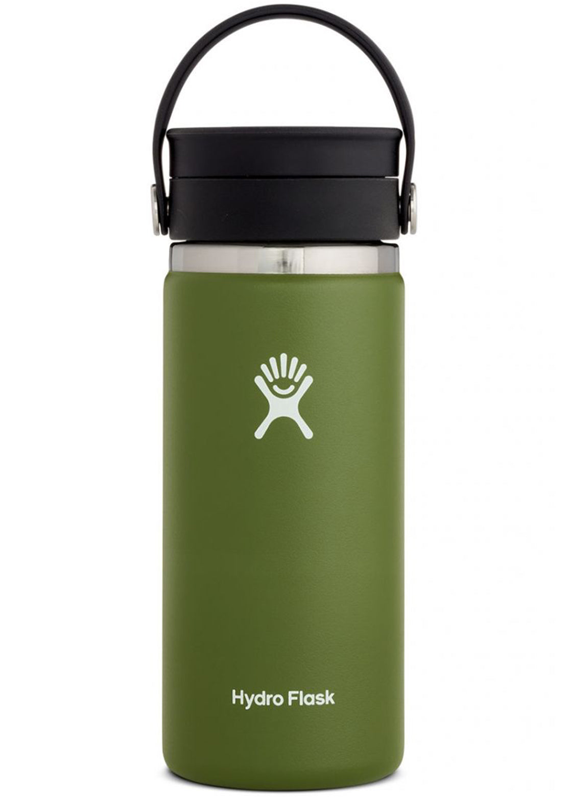 Hydro Flask 16oz Wide Mouth With Flex Sip Lid Coffee Tumbler Olive