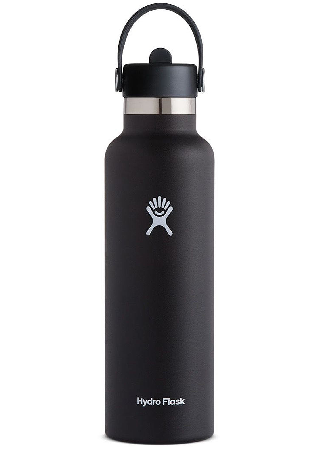 Hydro Flask 21oz Standard Flex Straw Cap Insulated Bottle Black