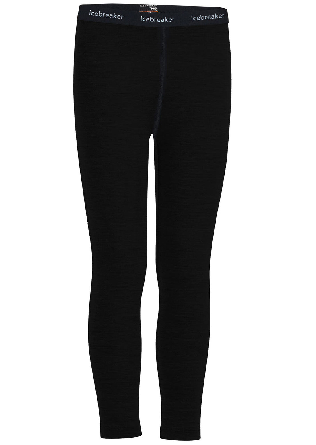 Icebreaker Junior Merino 200 Oasis Leggings Black