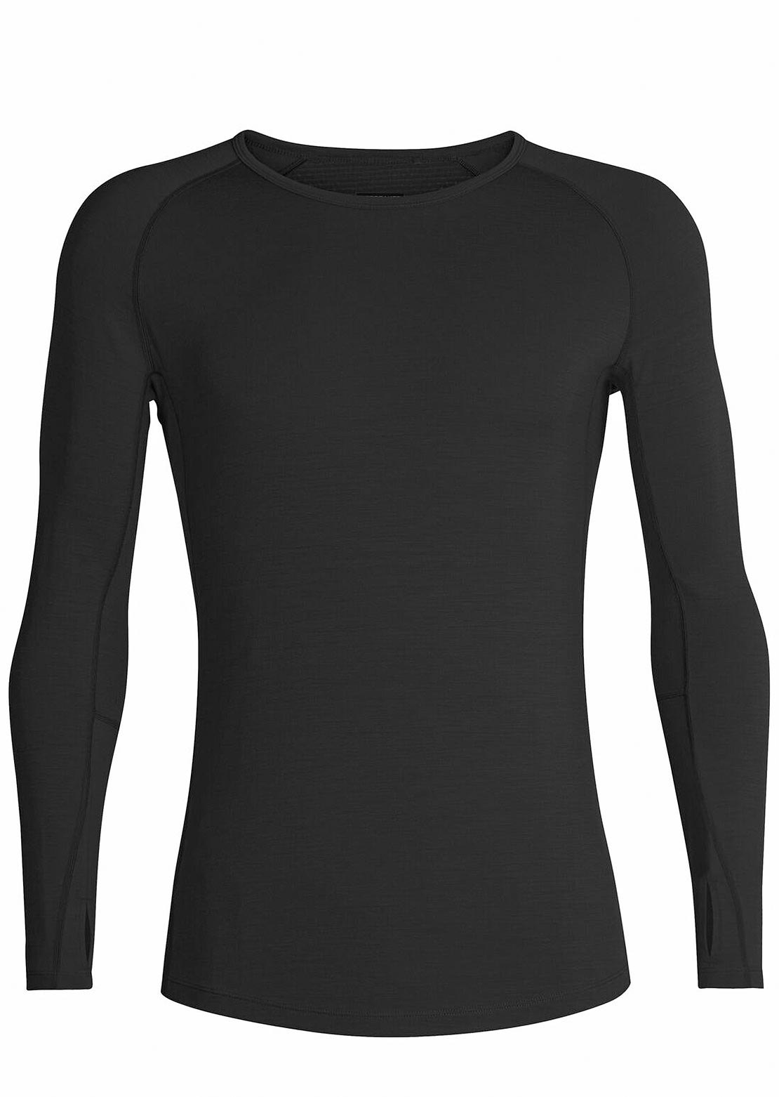 Icebreaker Men&#39;s 200 Zone Long Sleeve Crewe Top Black