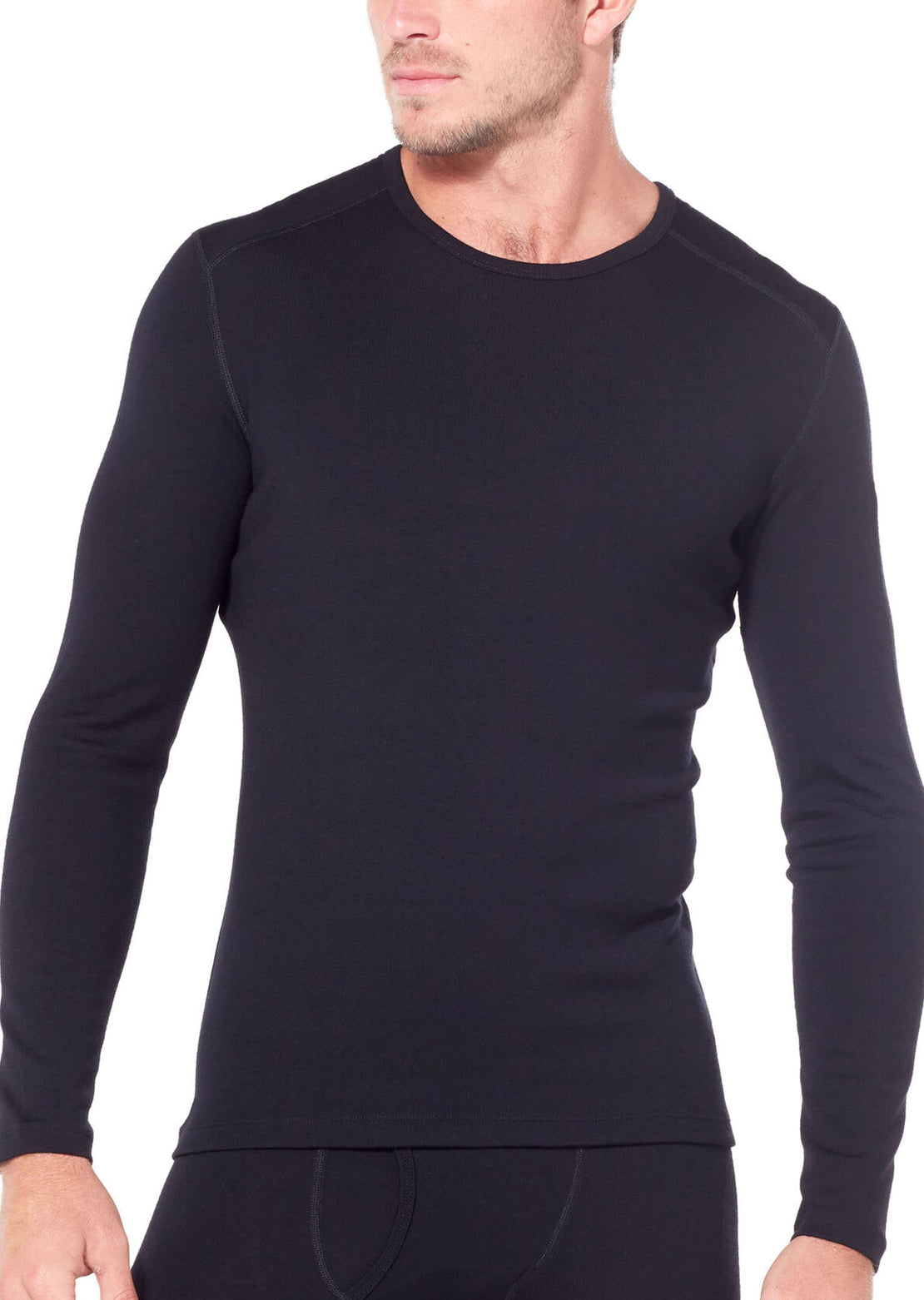 Icebreaker Men&#39;s Merino 260 Tech Longsleeve Thermal Black